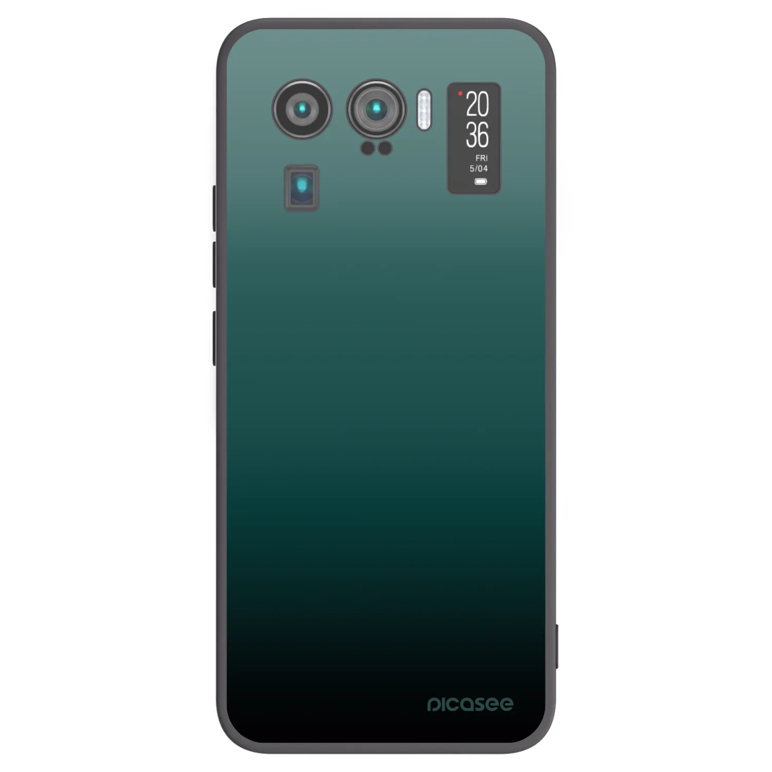 Picasee Xiaomi Mi 11 Ultra Hülle - Schwarzes Silikon - Verdant Fade