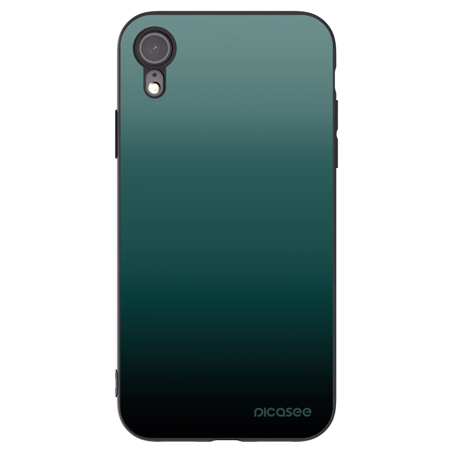 Picasee Apple iPhone 6 Plus/6S Plus Hülle - Schwarzes Silikon - Verdant Fade