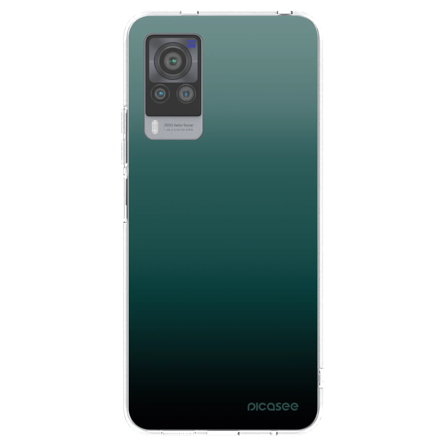 Picasee Vivo X60 Pro 5G Hülle - Transparentes Silikon - Verdant Fade