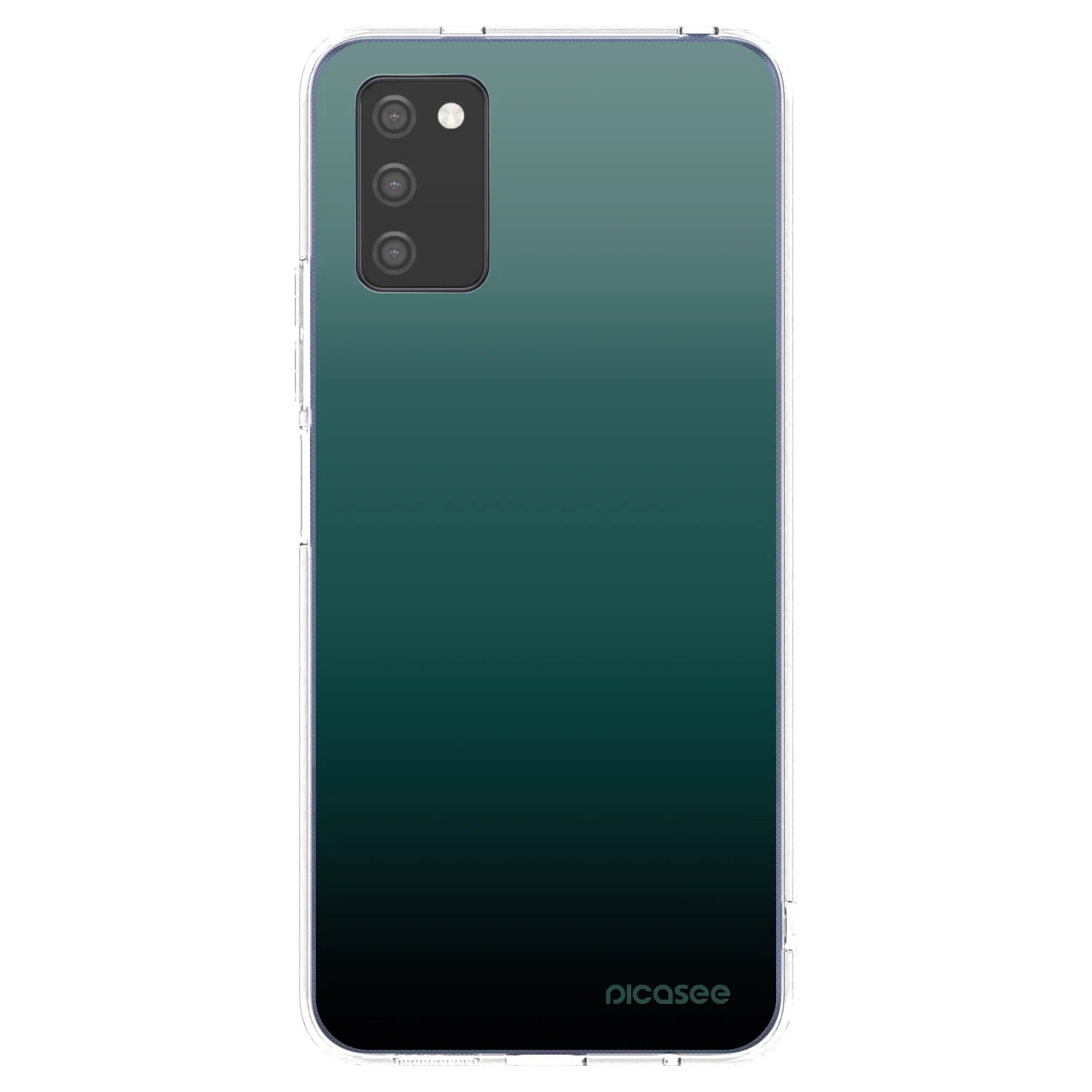 Picasee Samsung Galaxy A03s A037G Hülle - Transparentes Silikon - Verdant Fade