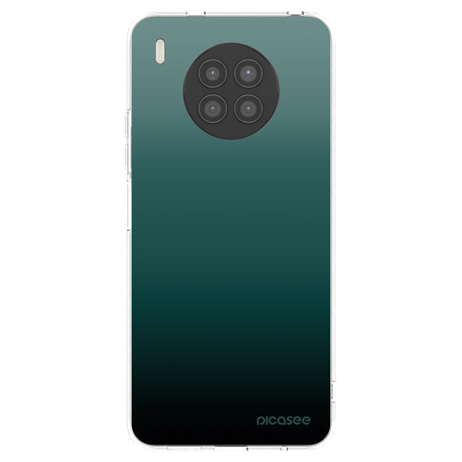 Picasee Huawei Nova 8i Hülle - Transparentes Silikon - Verdant Fade