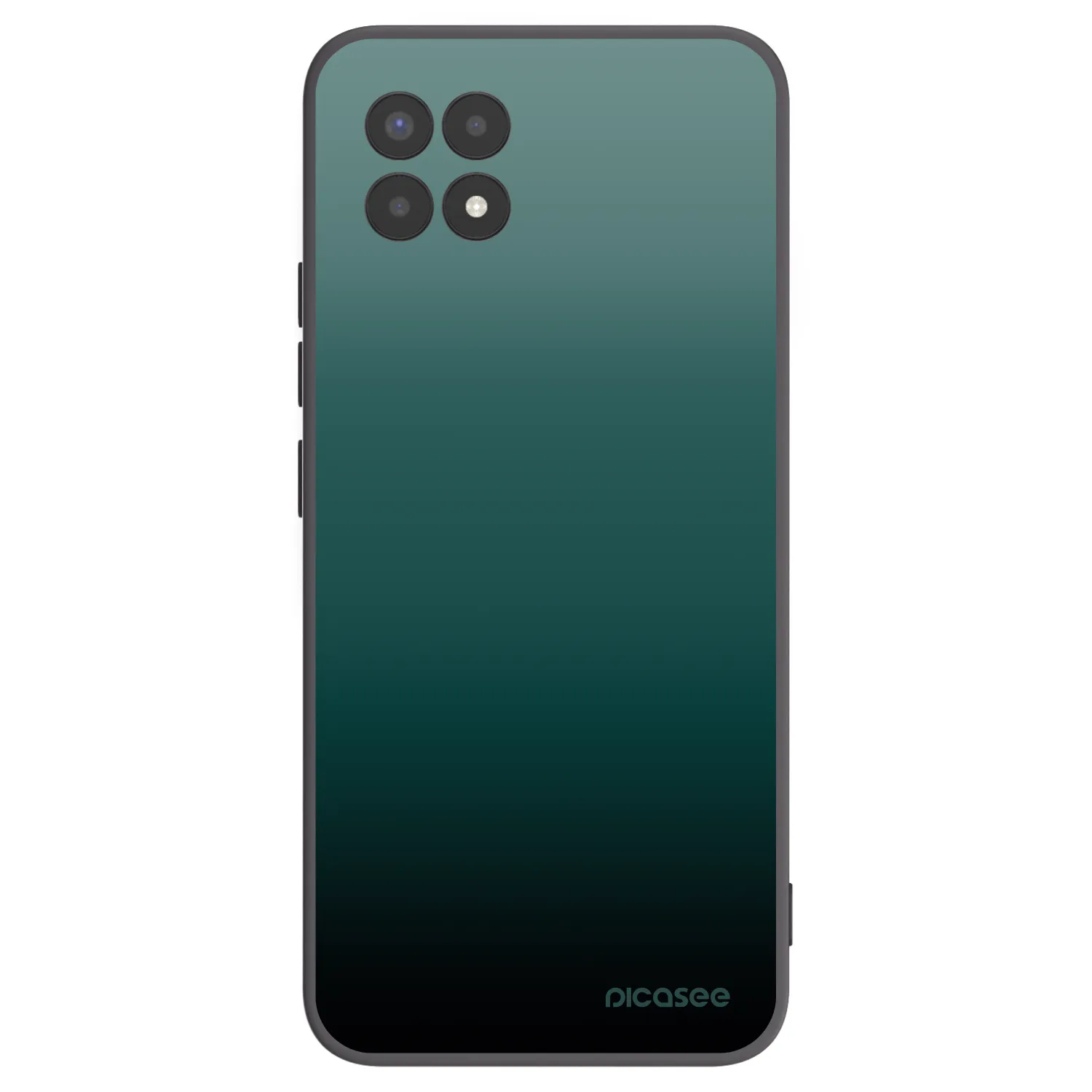 Picasee Realme 8i Hülle - Schwarzes Silikon - Verdant Fade