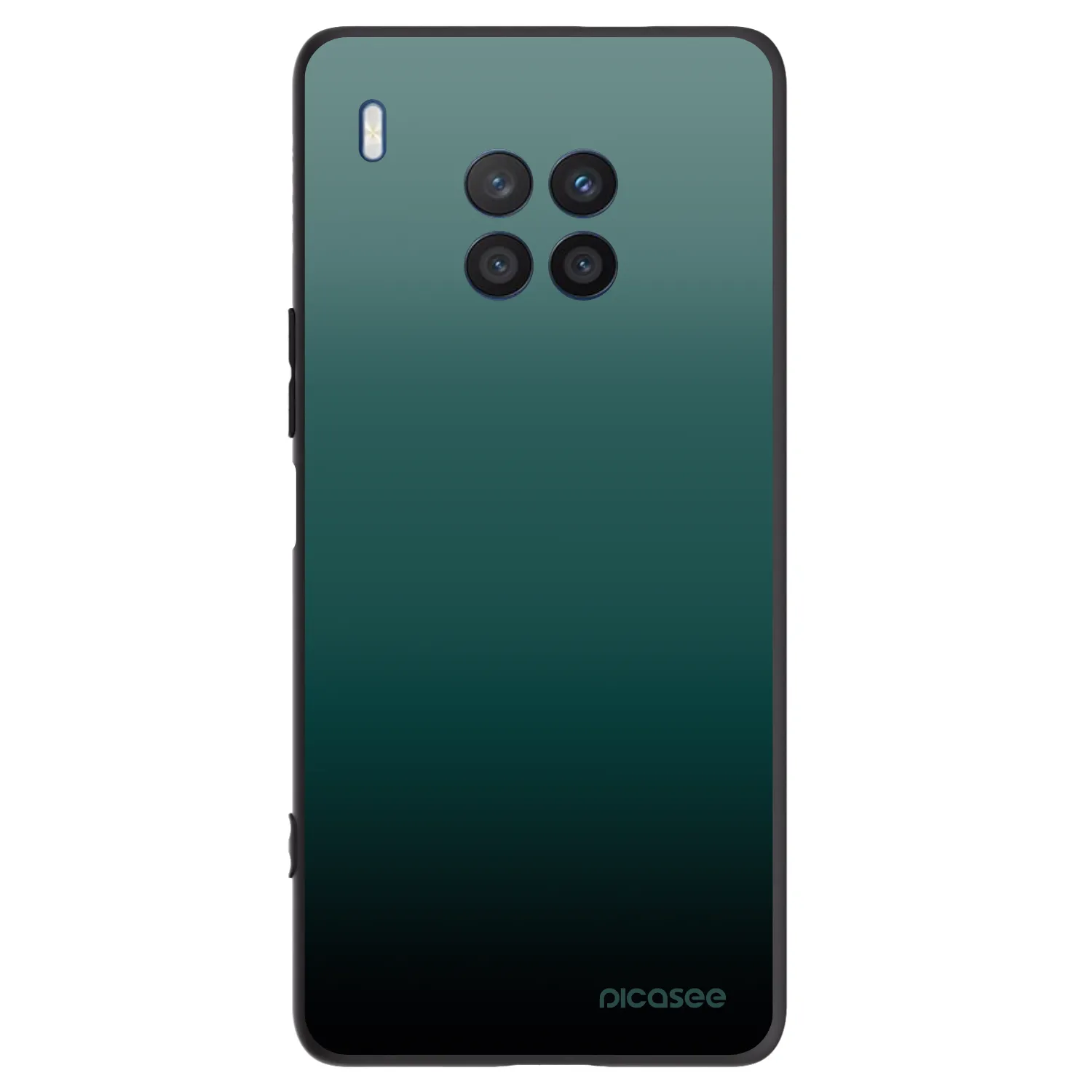 Picasee Honor 50 Lite Hülle - Schwarzes Silikon - Verdant Fade