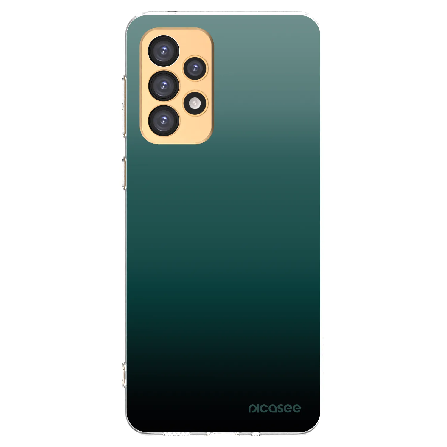 Picasee Samsung Galaxy A33 5G A336 Hülle - Transparentes Silikon - Verdant Fade