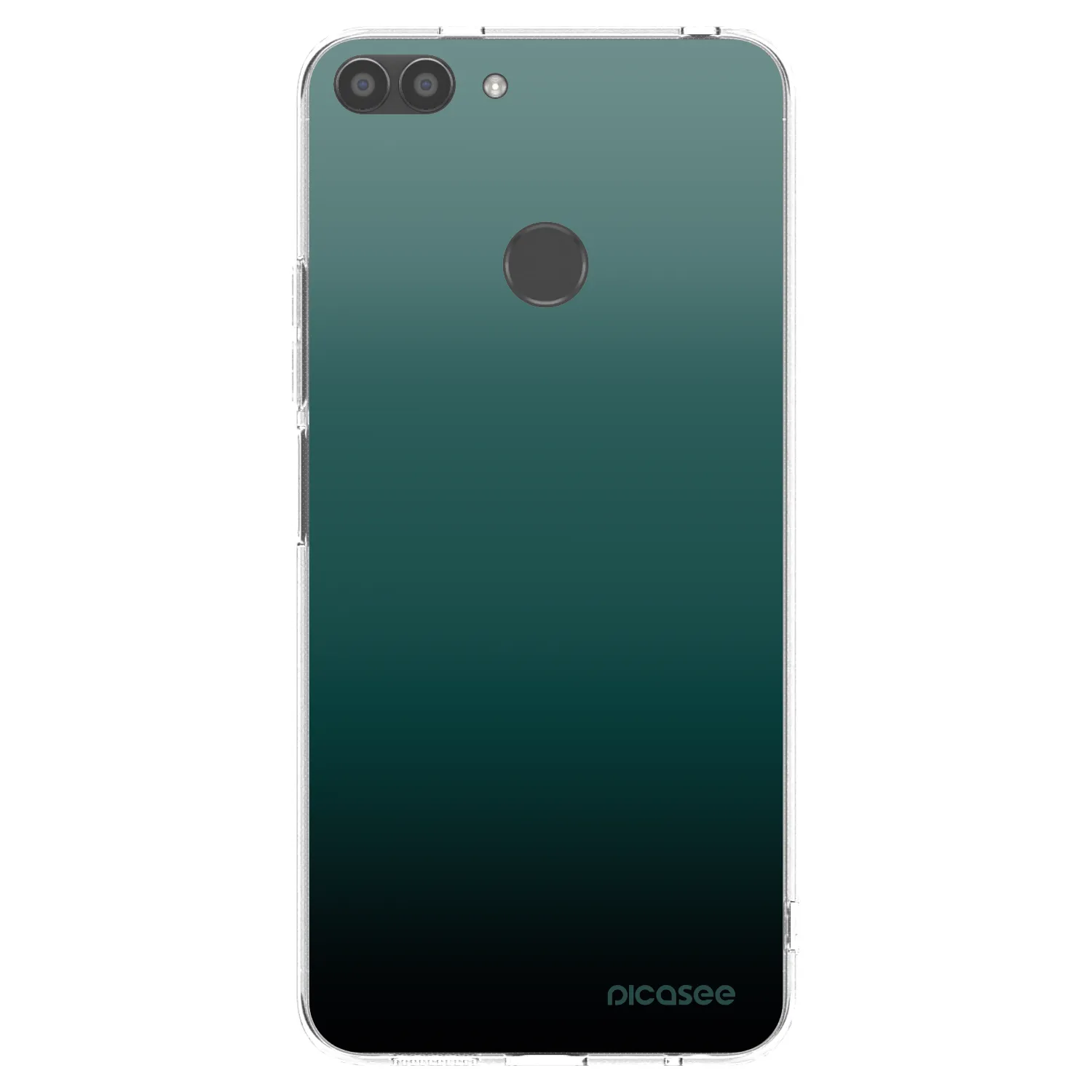 Picasee Huawei P Smart Hülle - Transparentes Silikon - Verdant Fade