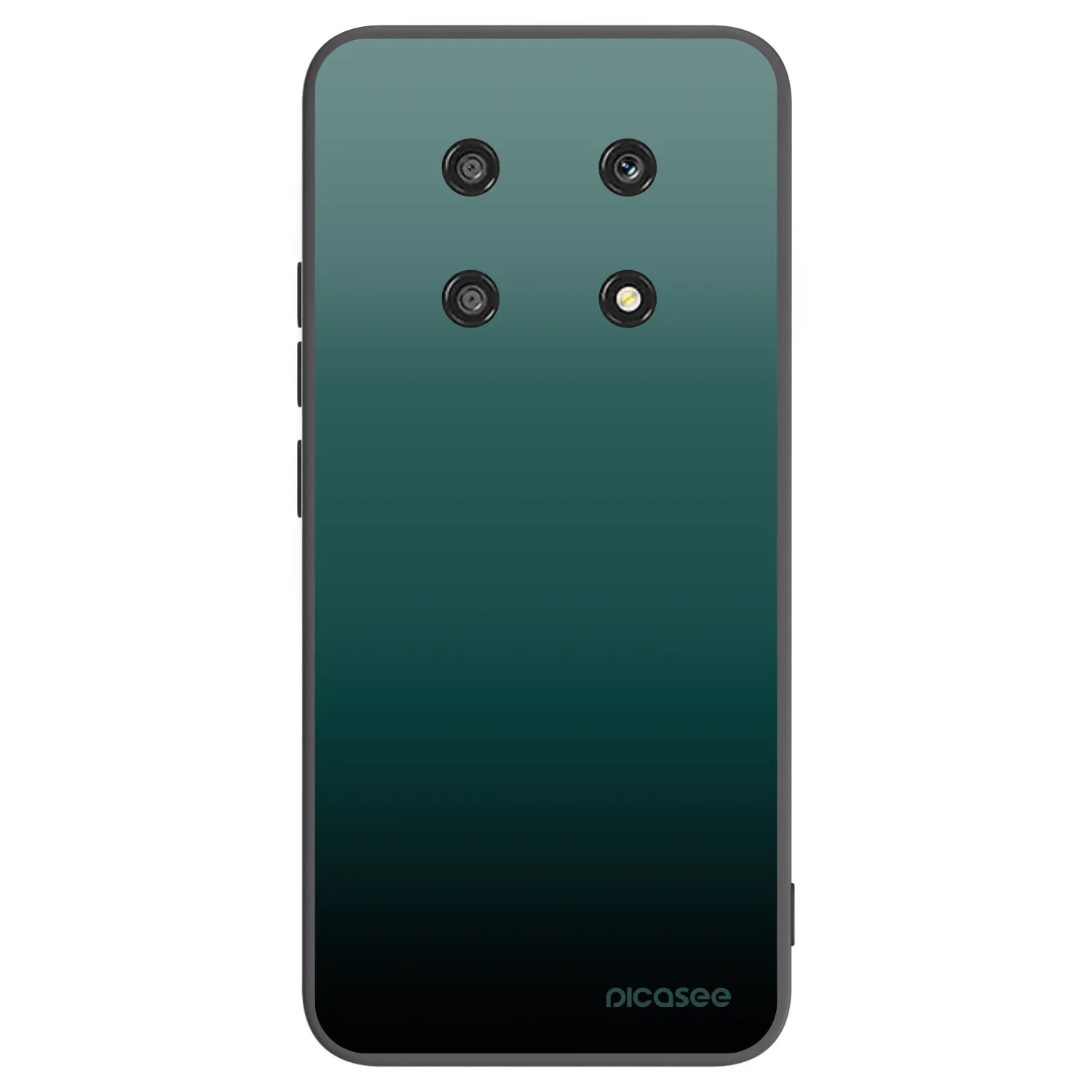 Picasee Honor Magic4 Lite 5G Hülle - Schwarzes Silikon - Verdant Fade