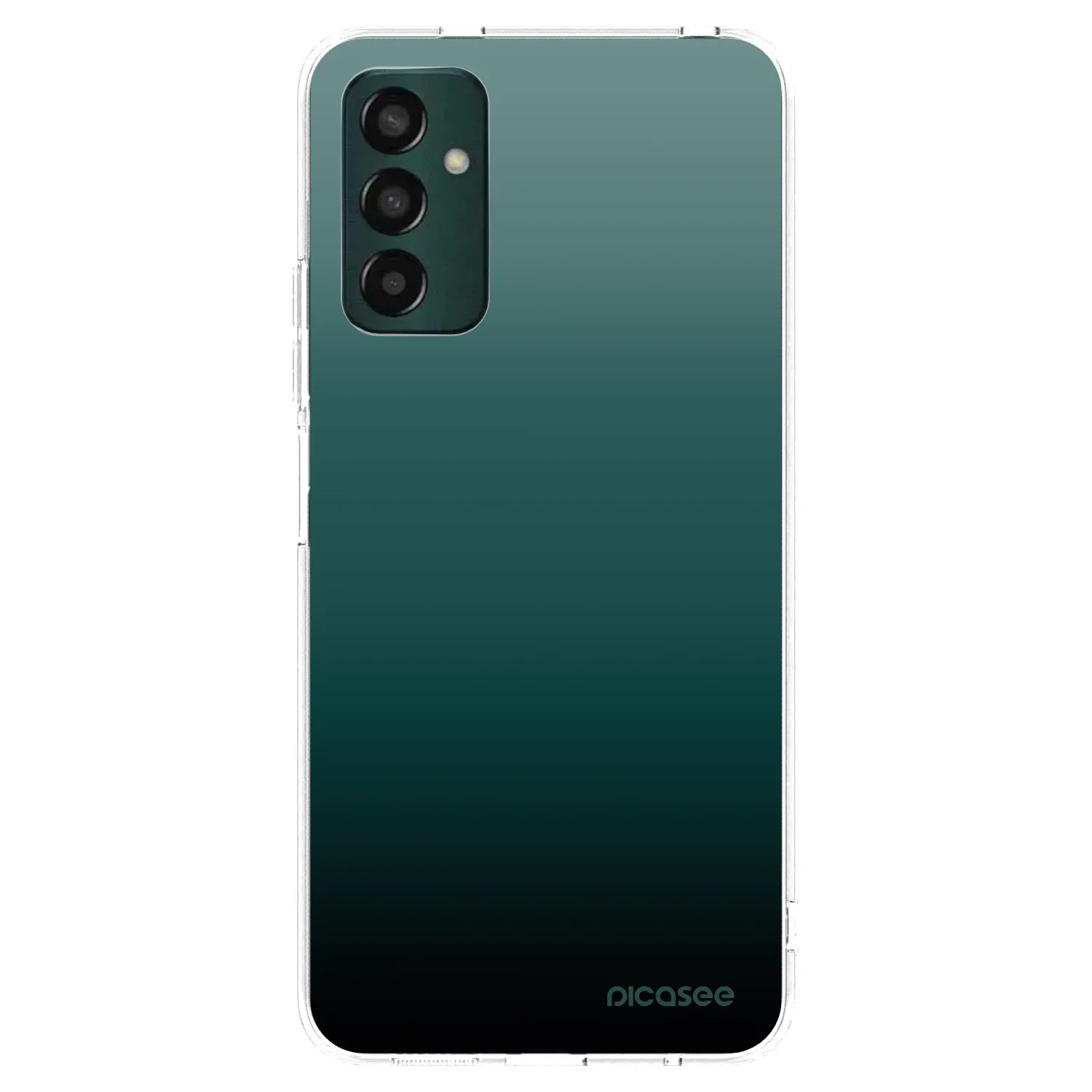 Picasee Samsung Galaxy M13 M135F Hülle - Transparentes Silikon - Verdant Fade