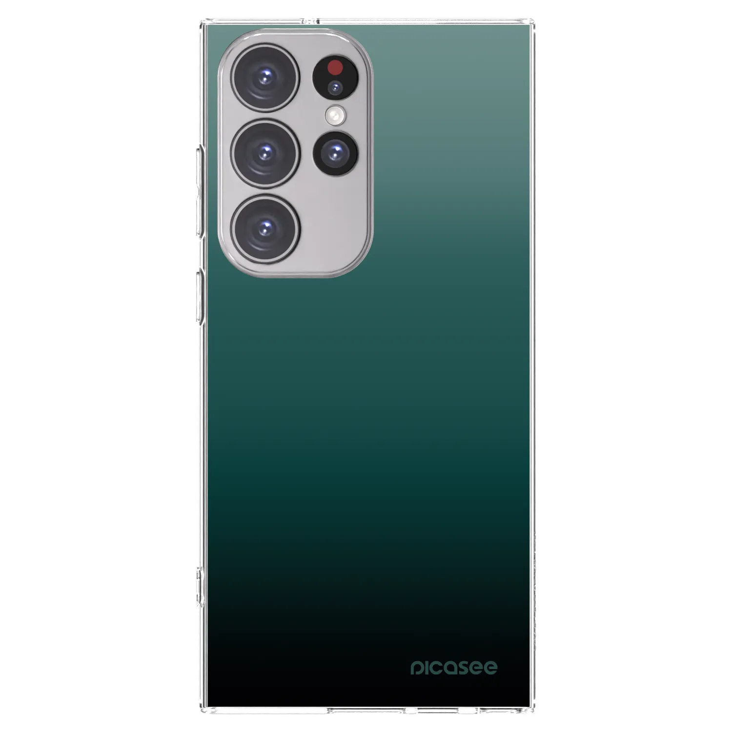 Picasee Samsung Galaxy S23 Ultra 5G Hülle - Transparentes Silikon - Verdant Fade