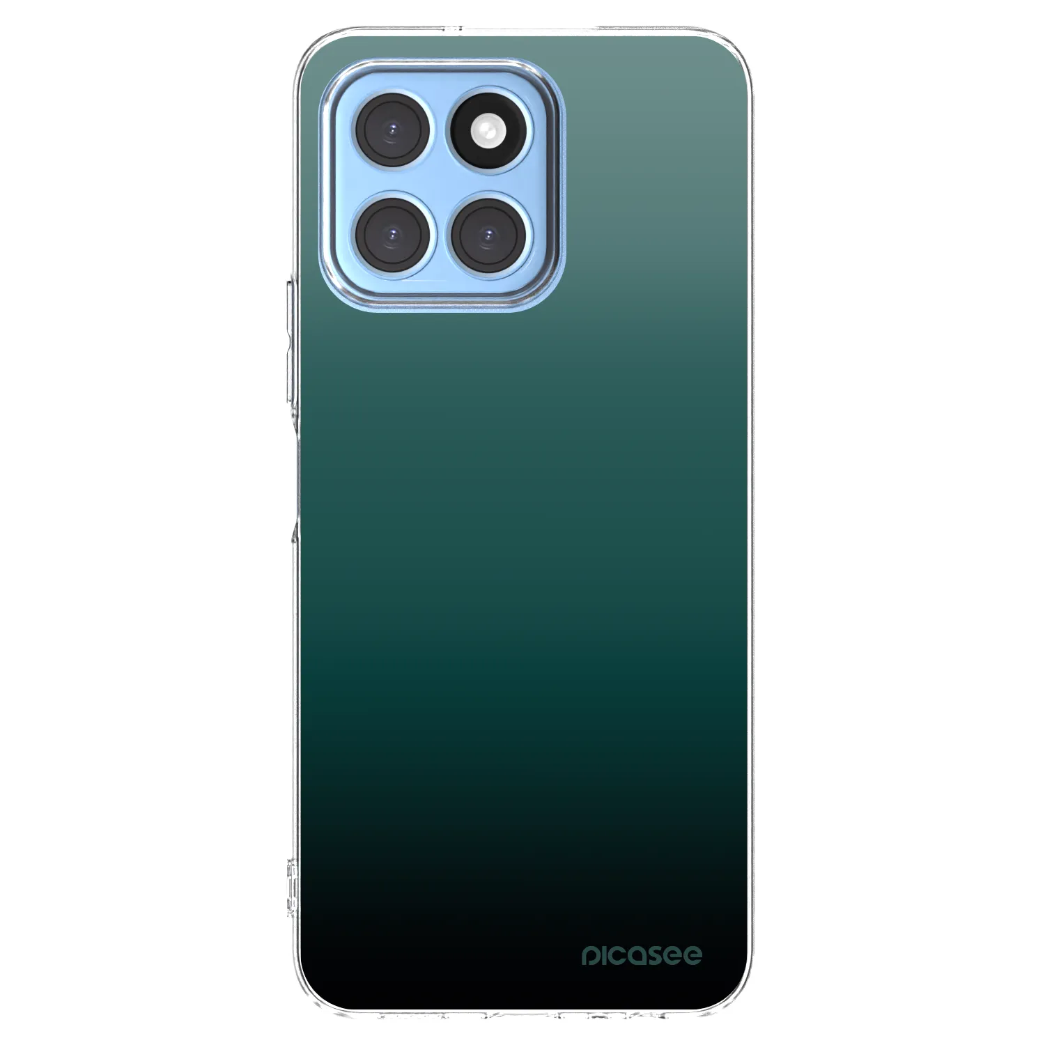 Picasee Honor X6 Hülle - Transparentes Silikon - Verdant Fade