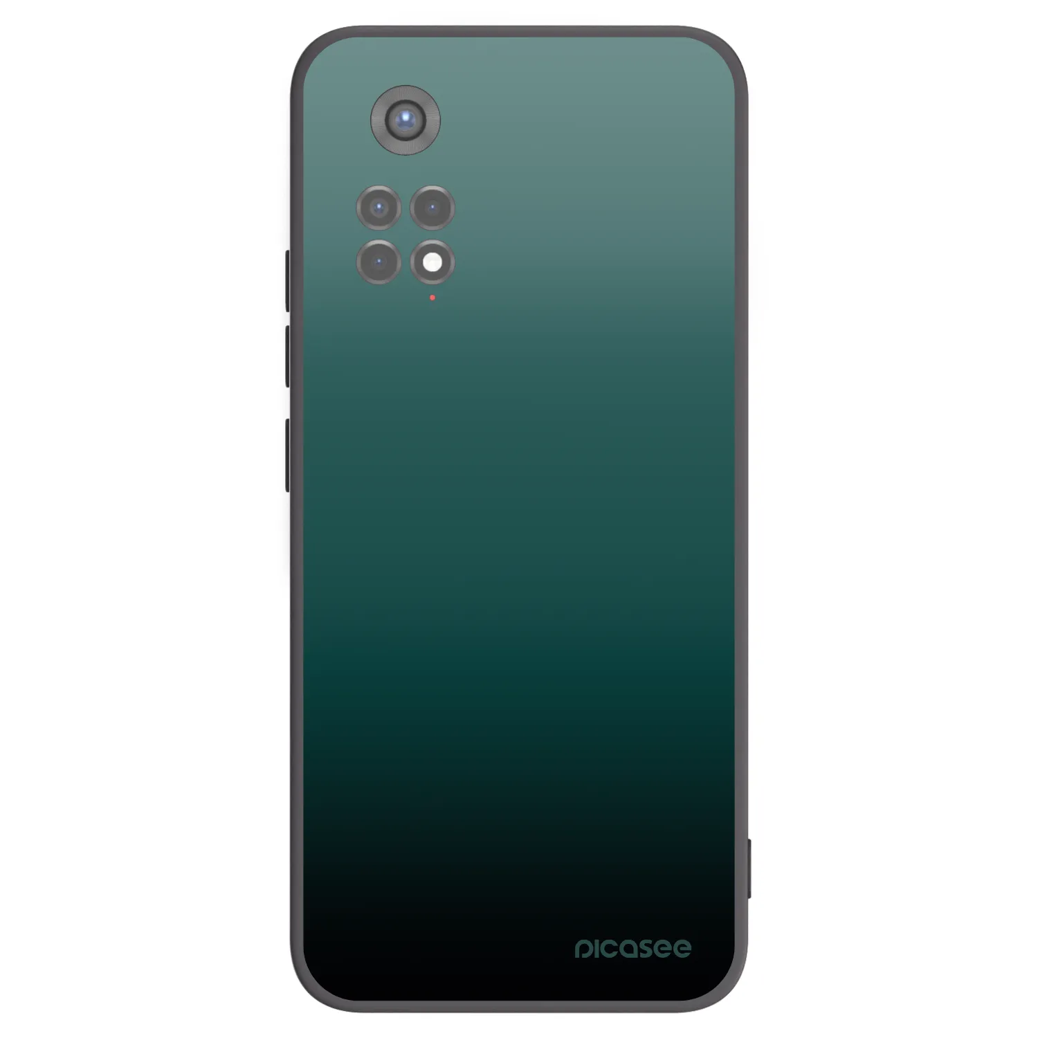 Picasee Xiaomi Redmi Note 11S 5G Hülle - Schwarzes Silikon - Verdant Fade