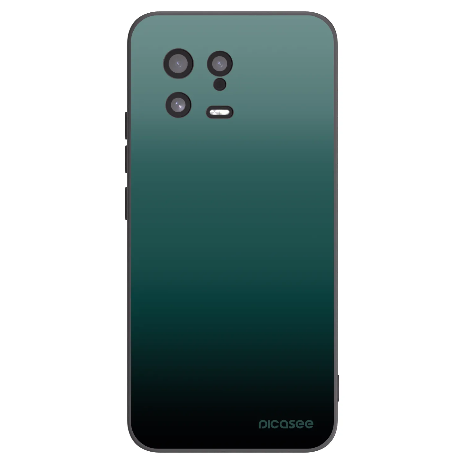 Picasee Xiaomi 13 Hülle - Schwarzes Silikon - Verdant Fade