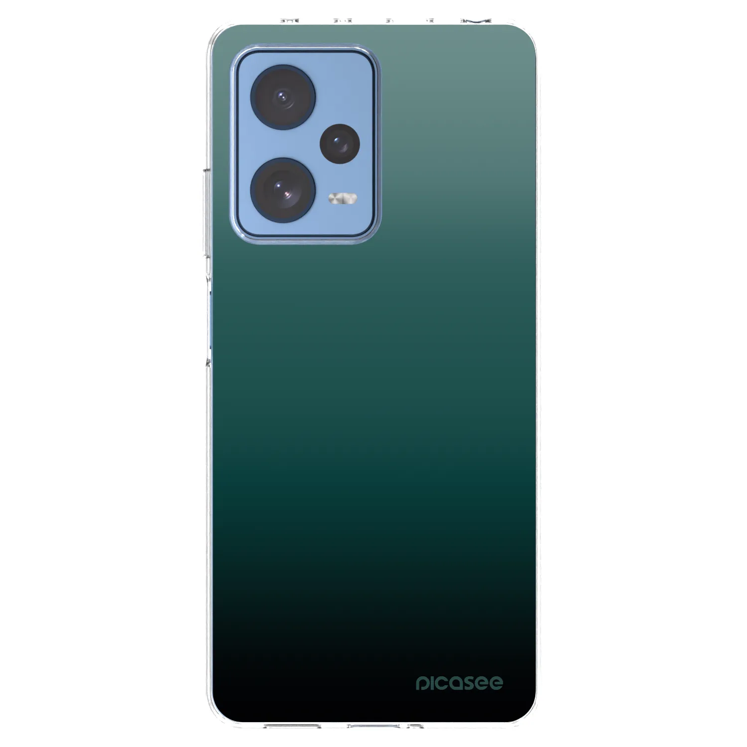 Picasee Xiaomi Redmi Note 12 Pro 5G Hülle - Transparentes Silikon - Verdant Fade