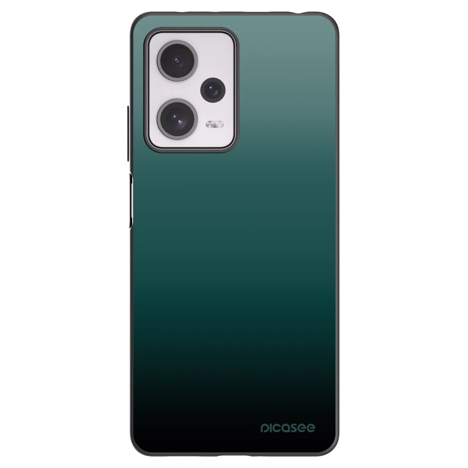 Picasee Xiaomi Redmi Note 12 Pro+ 5G Hülle - Schwarzes Silikon - Verdant Fade