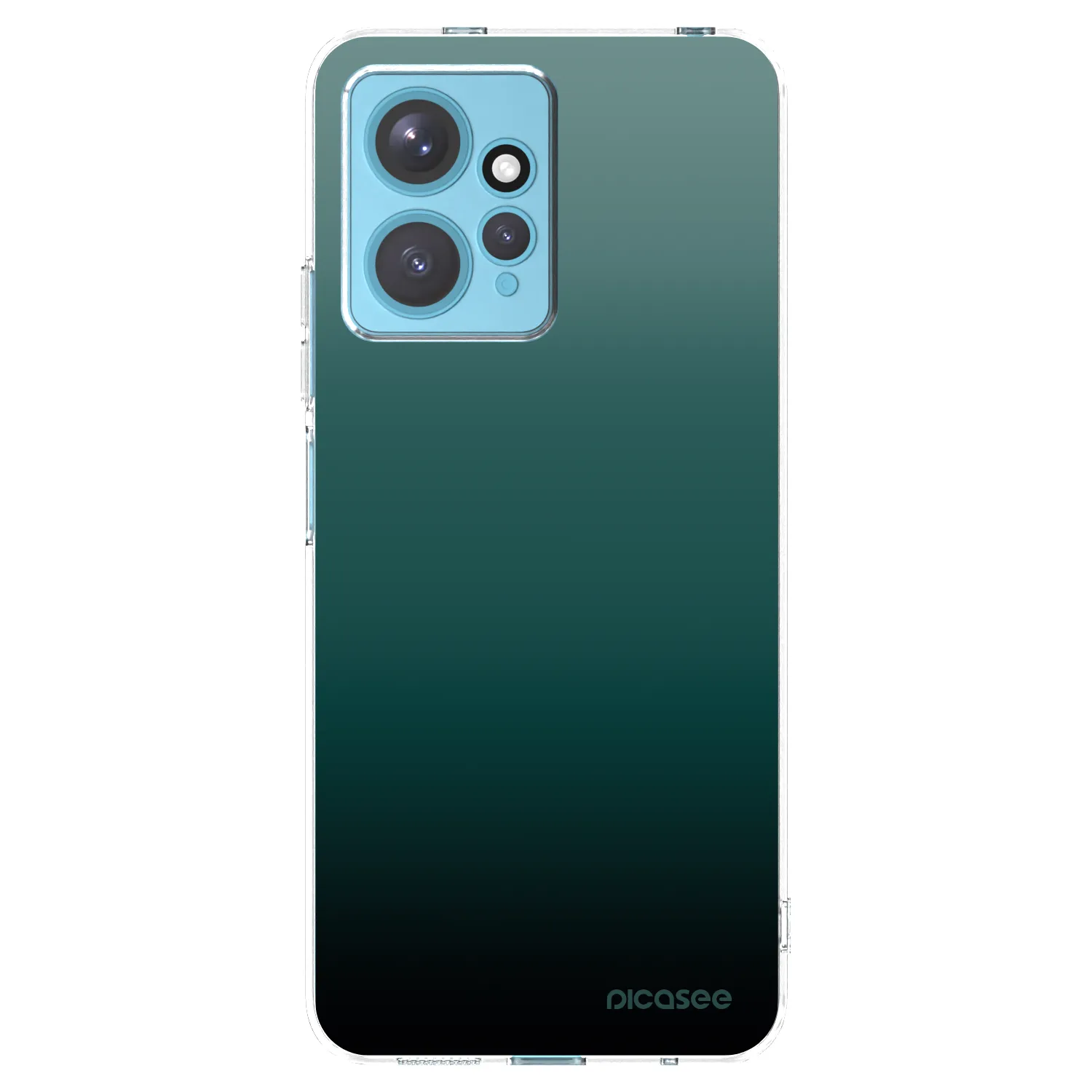 Picasee Xiaomi Redmi Note 12 4G Hülle - Transparentes Silikon - Verdant Fade