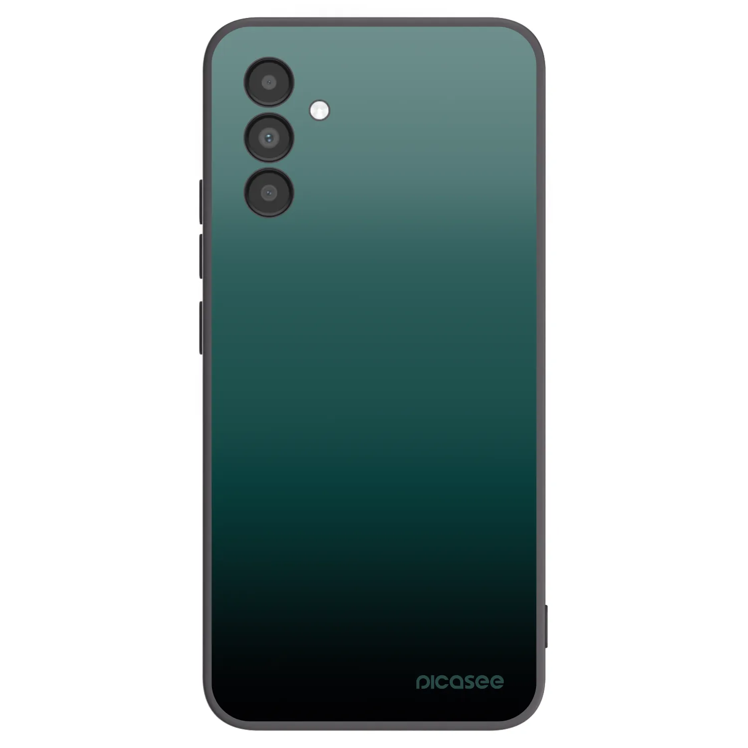 Picasee Samsung Galaxy A04s A047F Hülle - Schwarzes Silikon - Verdant Fade