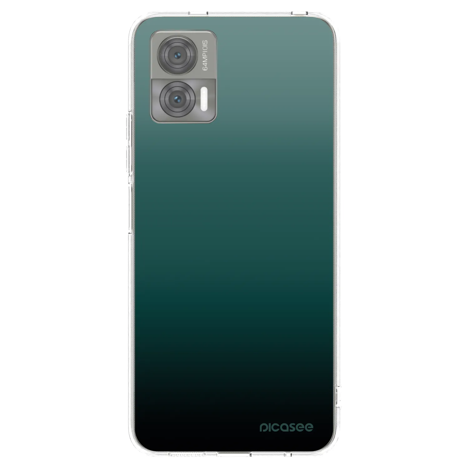 Picasee Motorola Edge 30 Neo Hülle - Transparentes Silikon - Verdant Fade