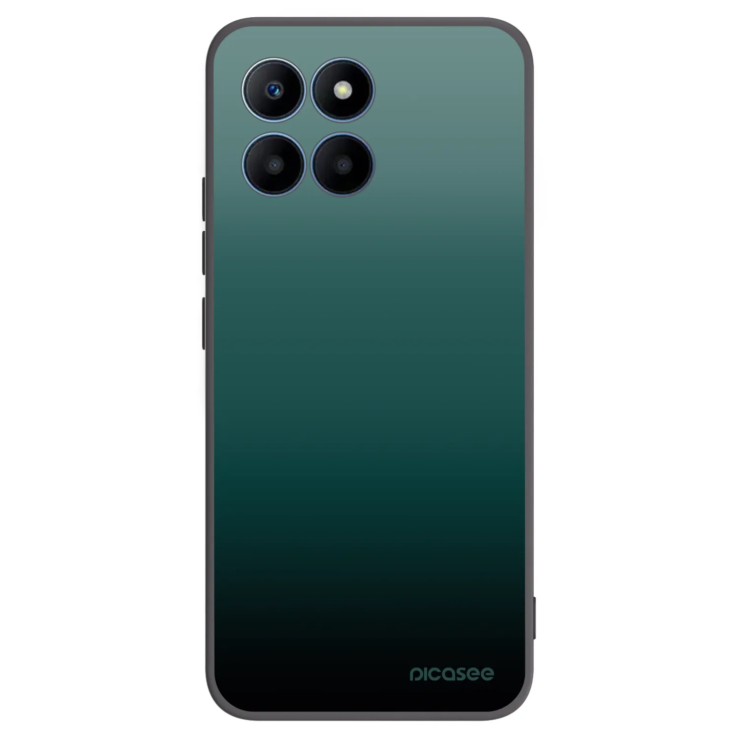 Picasee Honor 70 Lite Hülle - Schwarzes Silikon - Verdant Fade