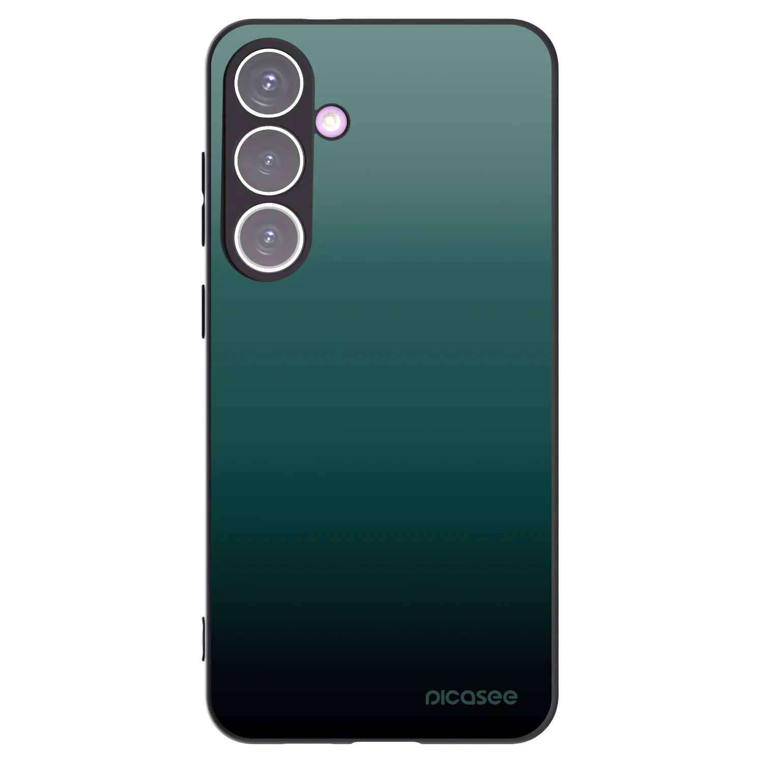Picasee Samsung Galaxy S24+ S926B 5G Hülle - Schwarzes Silikon - Verdant Fade