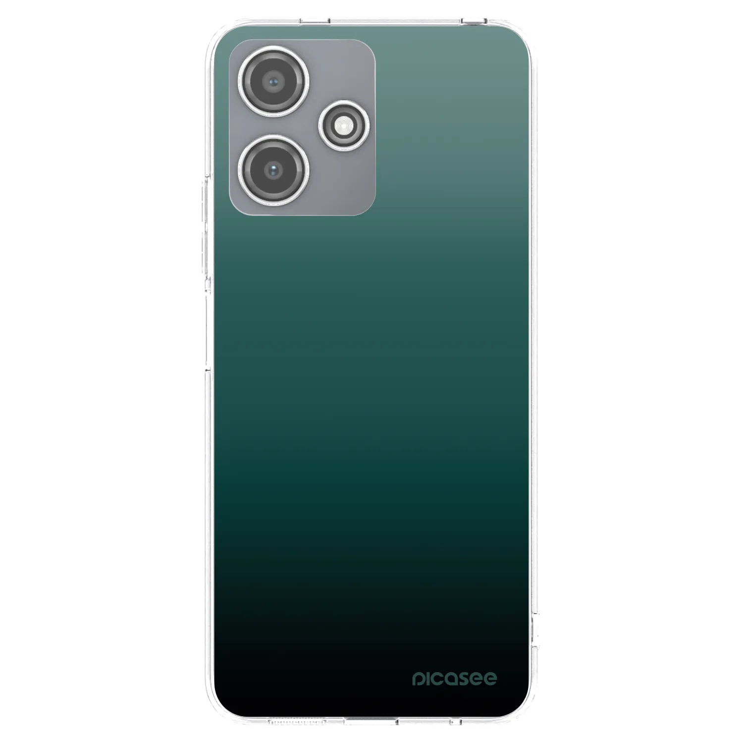 Picasee Xiaomi Redmi 12 5G Hülle - Transparentes Silikon - Verdant Fade