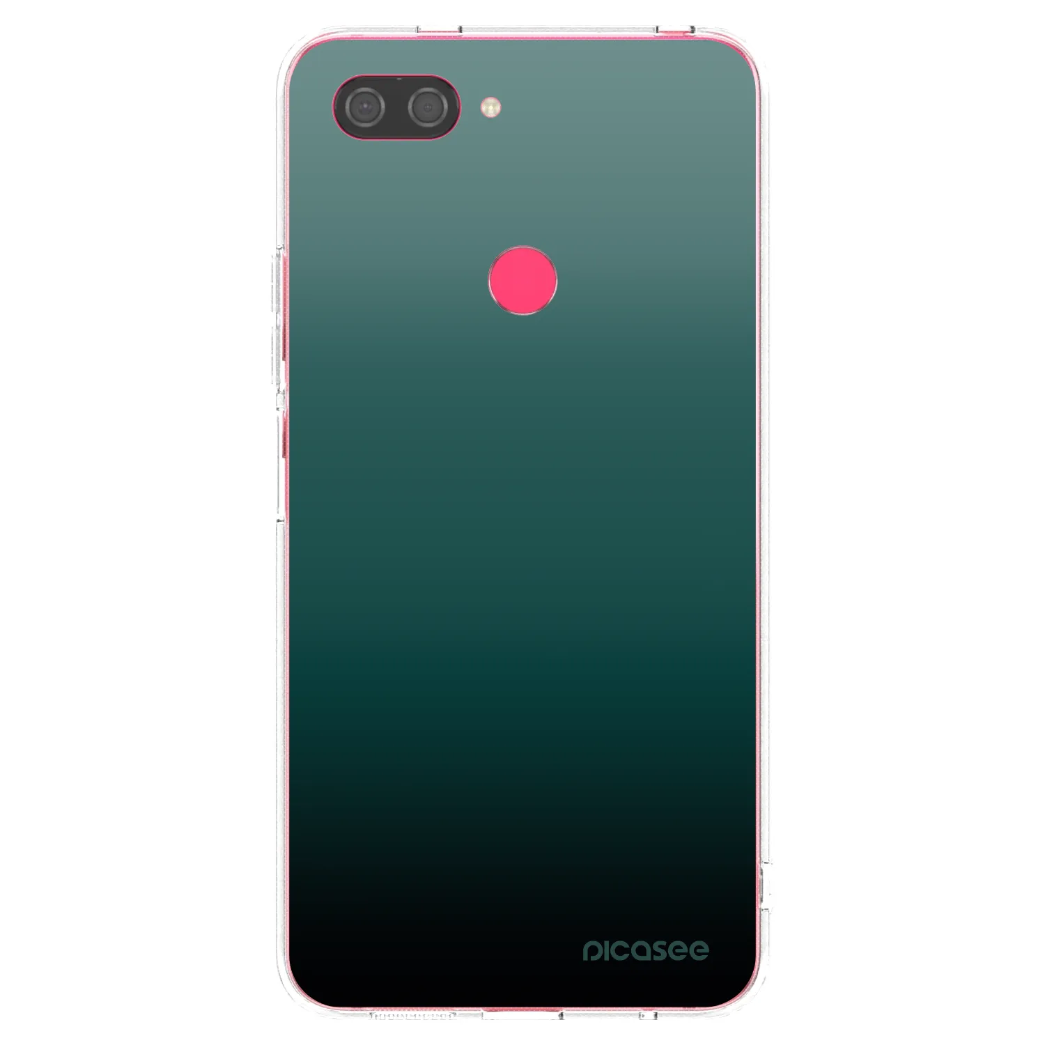 Picasee Xiaomi Mi 8 Lite Hülle - Transparentes Silikon - Verdant Fade