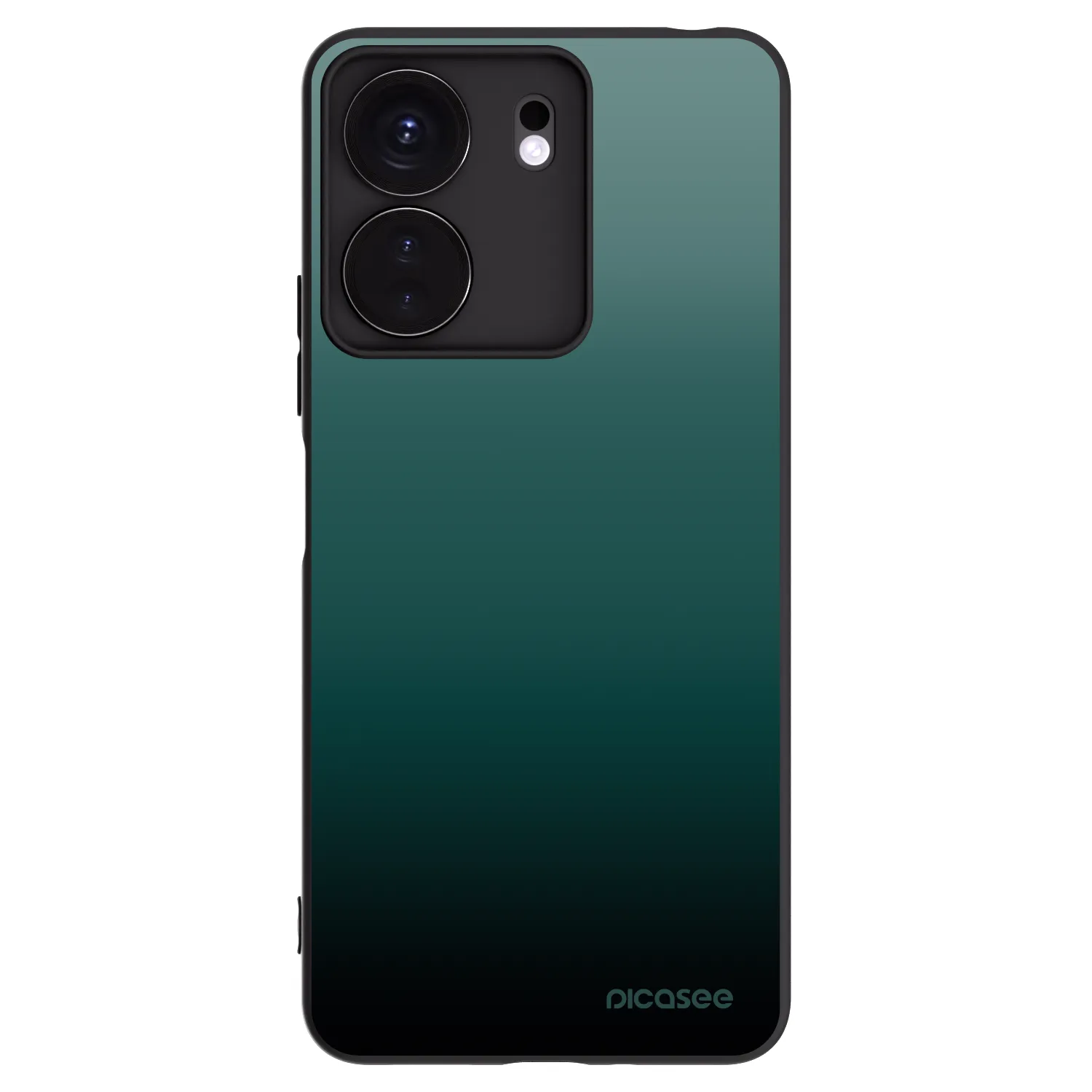Picasee Xiaomi Redmi 13C 4G Hülle - Schwarzes Silikon - Verdant Fade