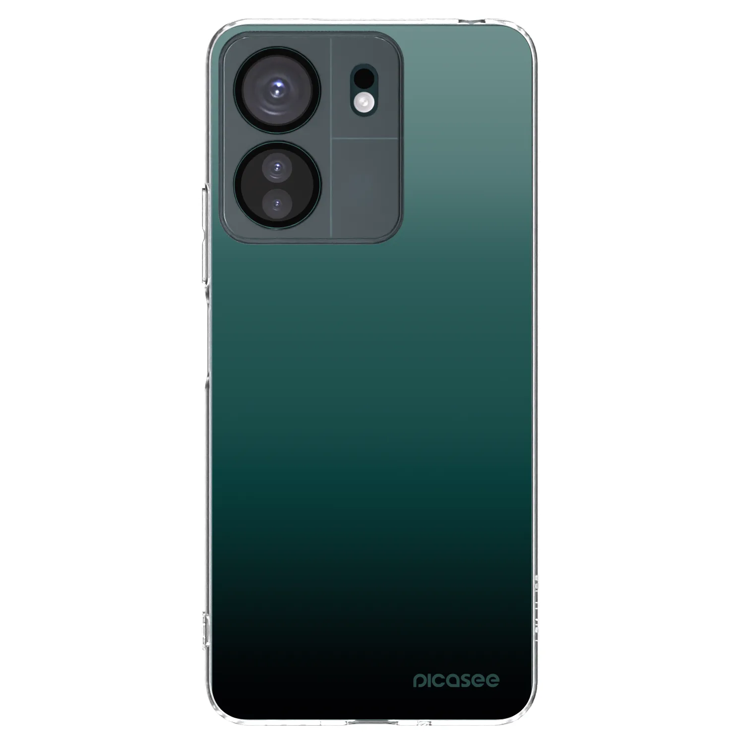 Picasee Xiaomi Redmi 13C 4G Hülle - Transparentes Silikon - Verdant Fade