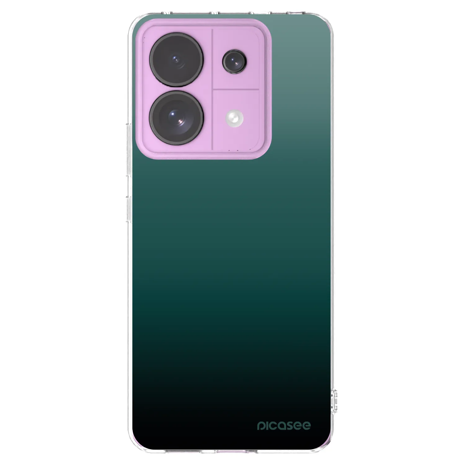 Picasee Xiaomi Redmi Note 13 Pro 5G Hülle - Transparentes Silikon - Verdant Fade