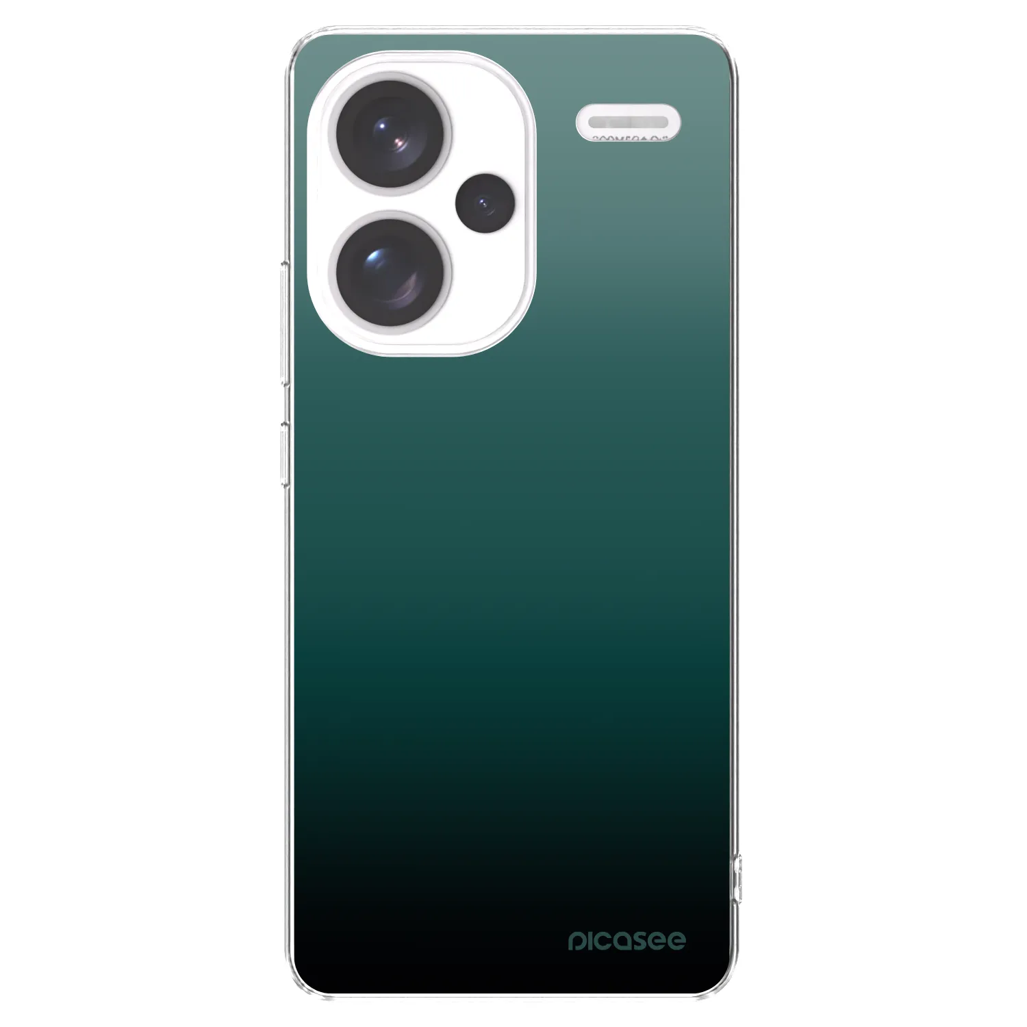 Picasee Xiaomi Redmi Note 13 Pro+ 5G Hülle - Transparentes Silikon - Verdant Fade