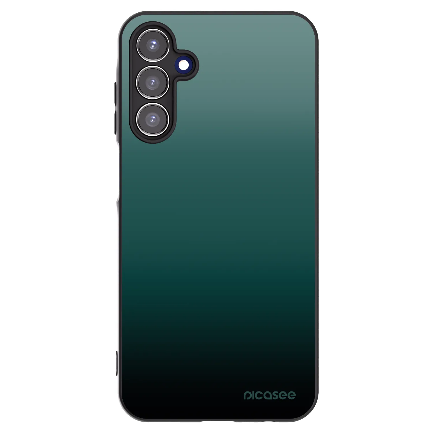 Picasee Samsung Galaxy A15 A156B 5G Hülle - Schwarzes Silikon - Verdant Fade