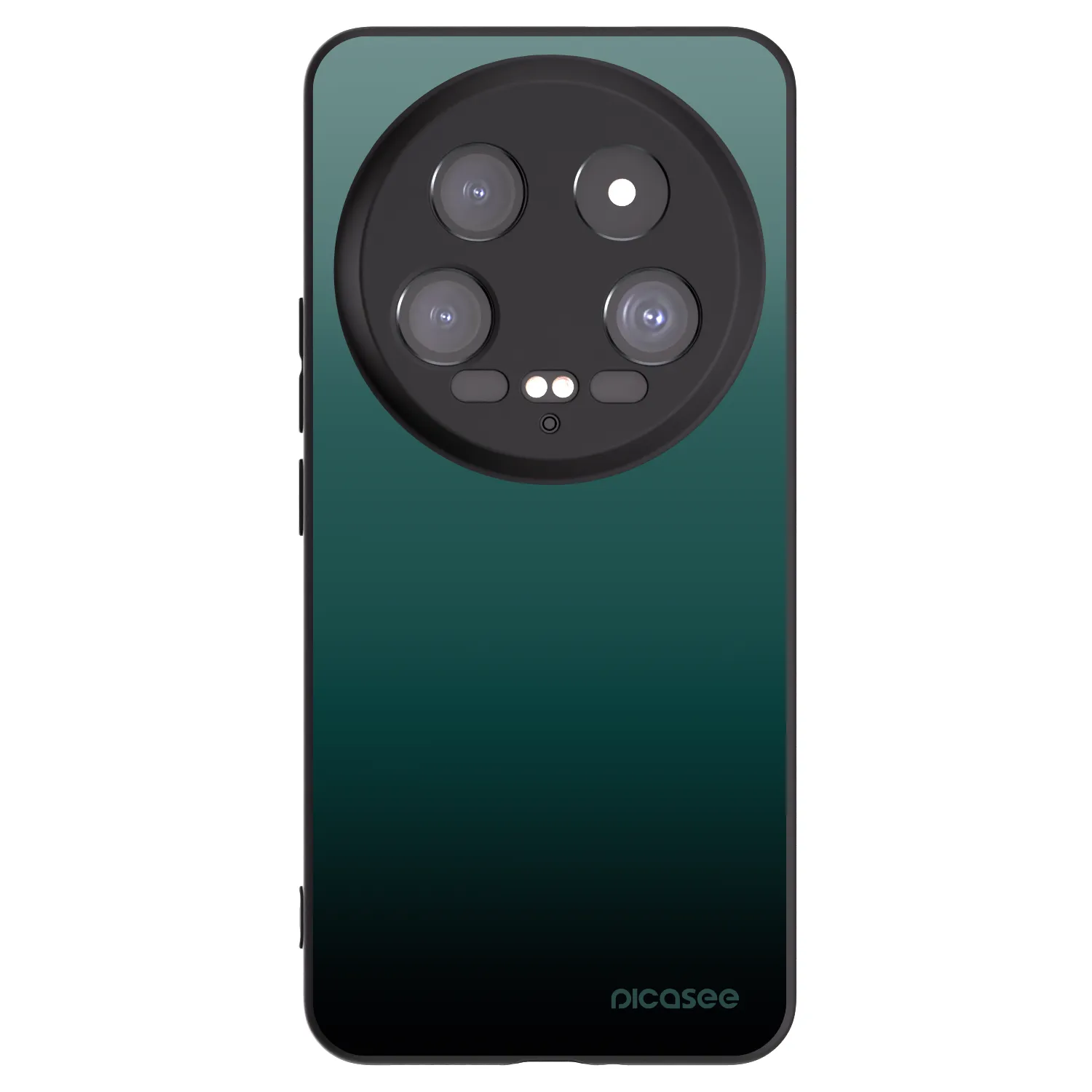 Picasee Xiaomi 14 Ultra Hülle - Schwarzes Silikon - Verdant Fade