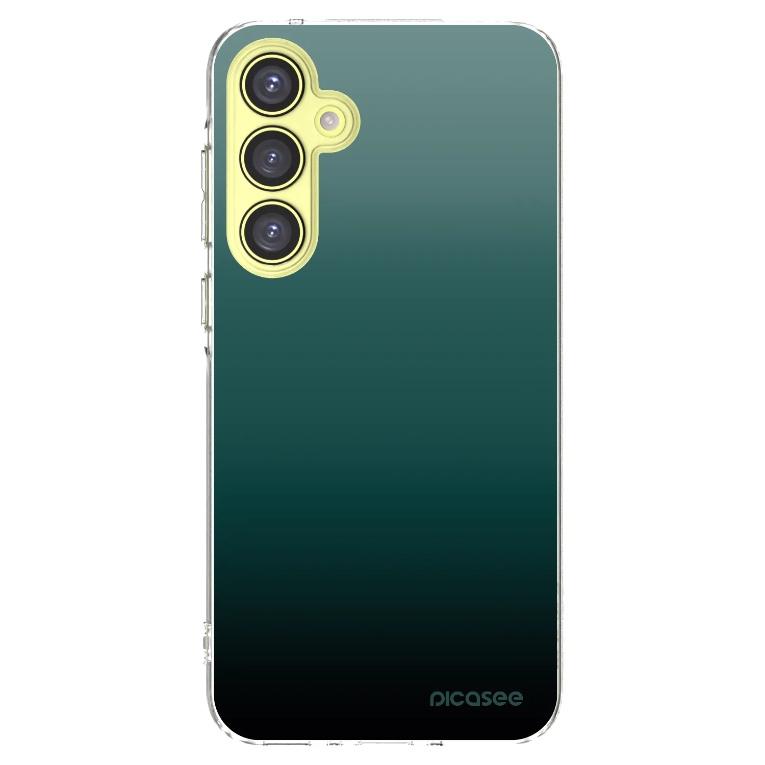Picasee Samsung Galaxy A35 5G A356B Hülle - Transparentes Silikon - Verdant Fade
