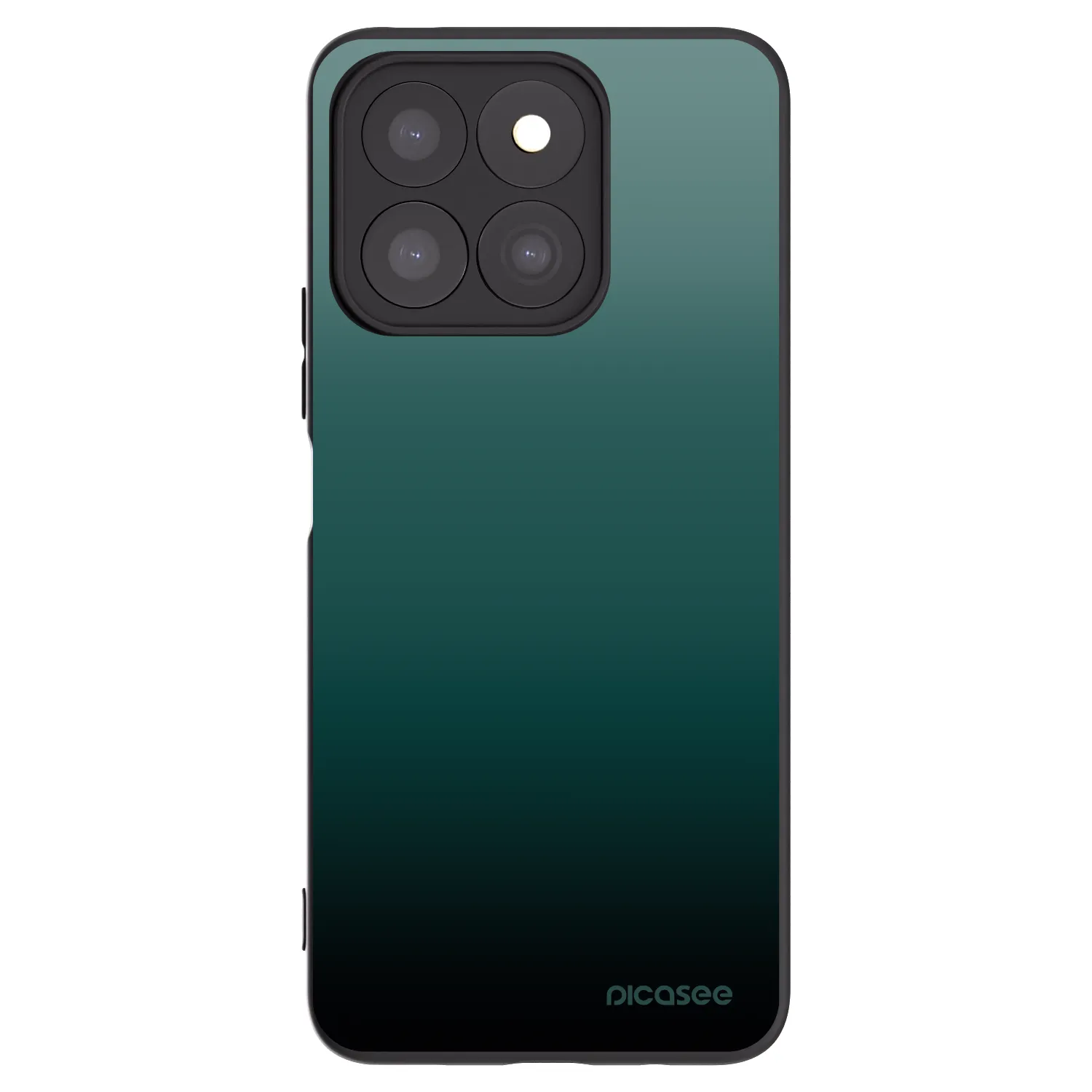 Picasee Honor X8b Hülle - Schwarzes Silikon - Verdant Fade