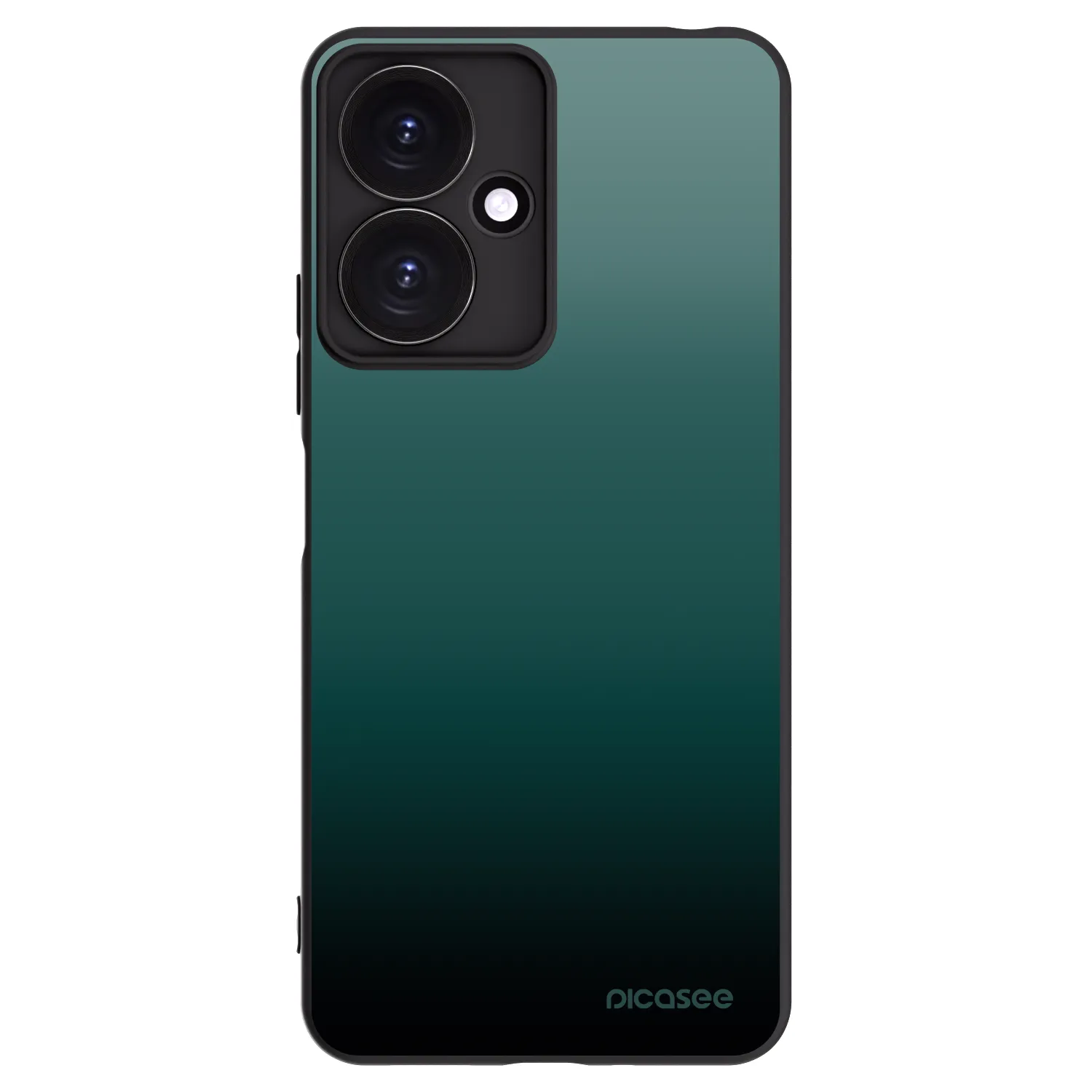 Picasee Xiaomi Redmi 13C 5G Hülle - Schwarzes Silikon - Verdant Fade