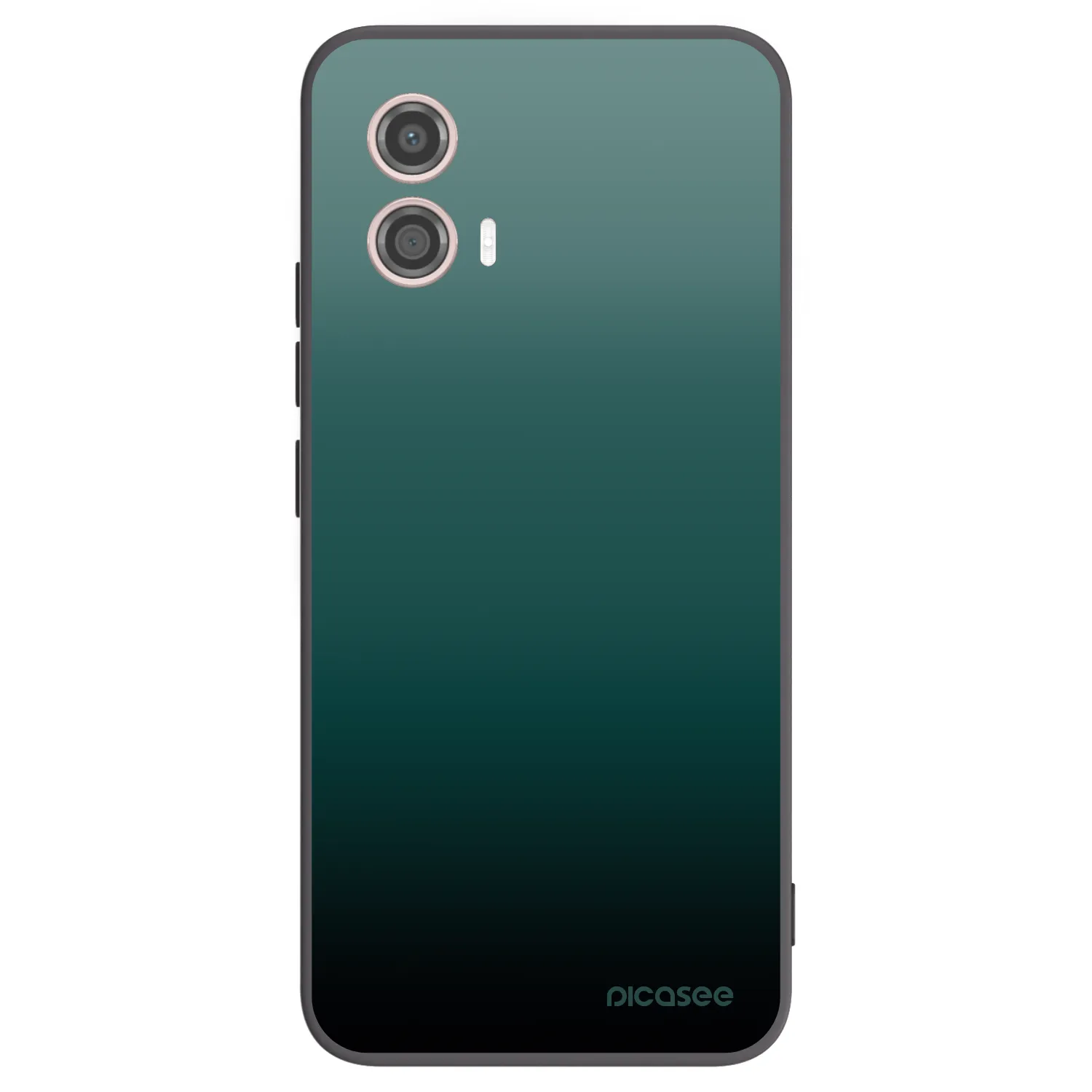 Picasee Motorola Moto G53 5G Hülle - Schwarzes Silikon - Verdant Fade