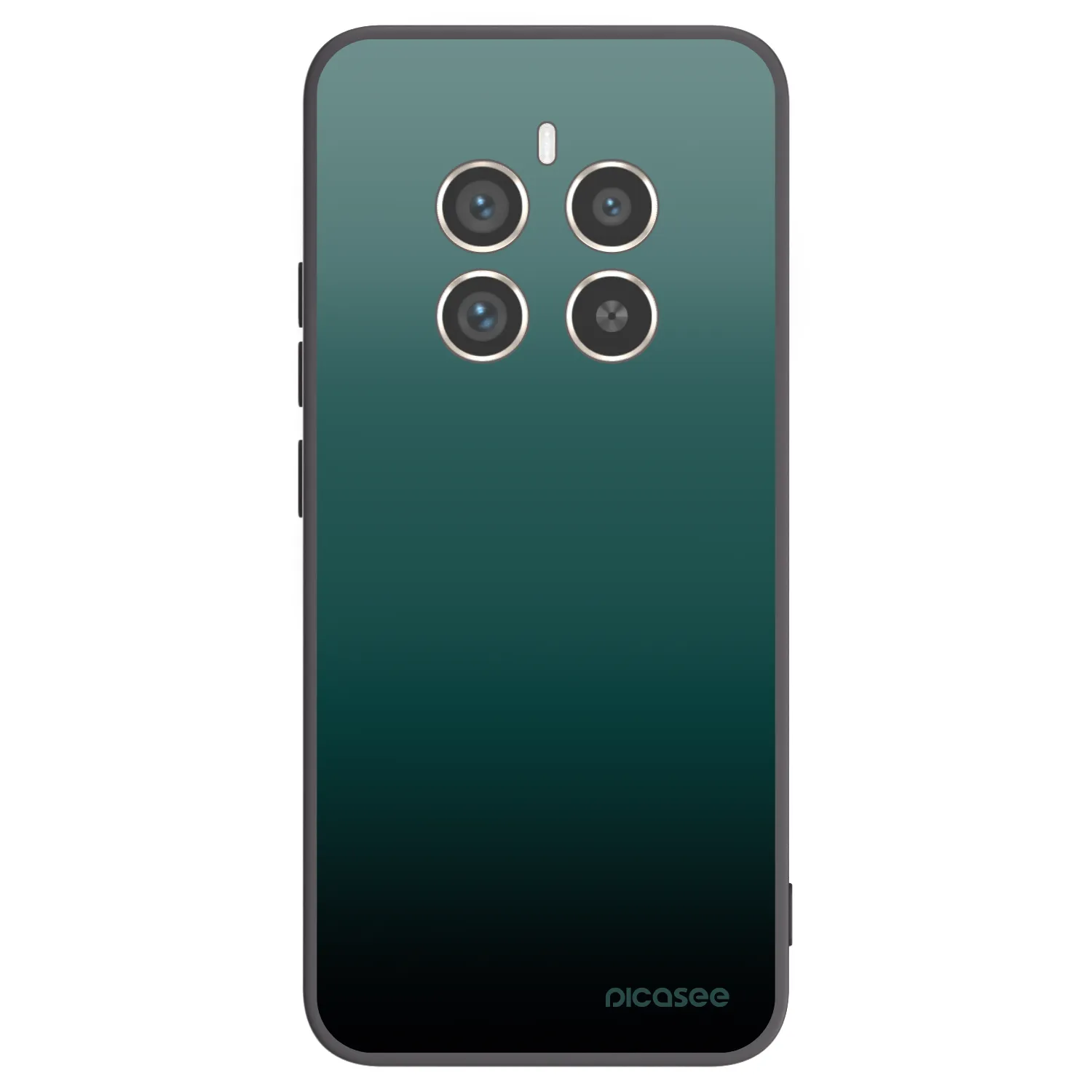 Picasee Realme 12 Pro 5G Hülle - Schwarzes Silikon - Verdant Fade