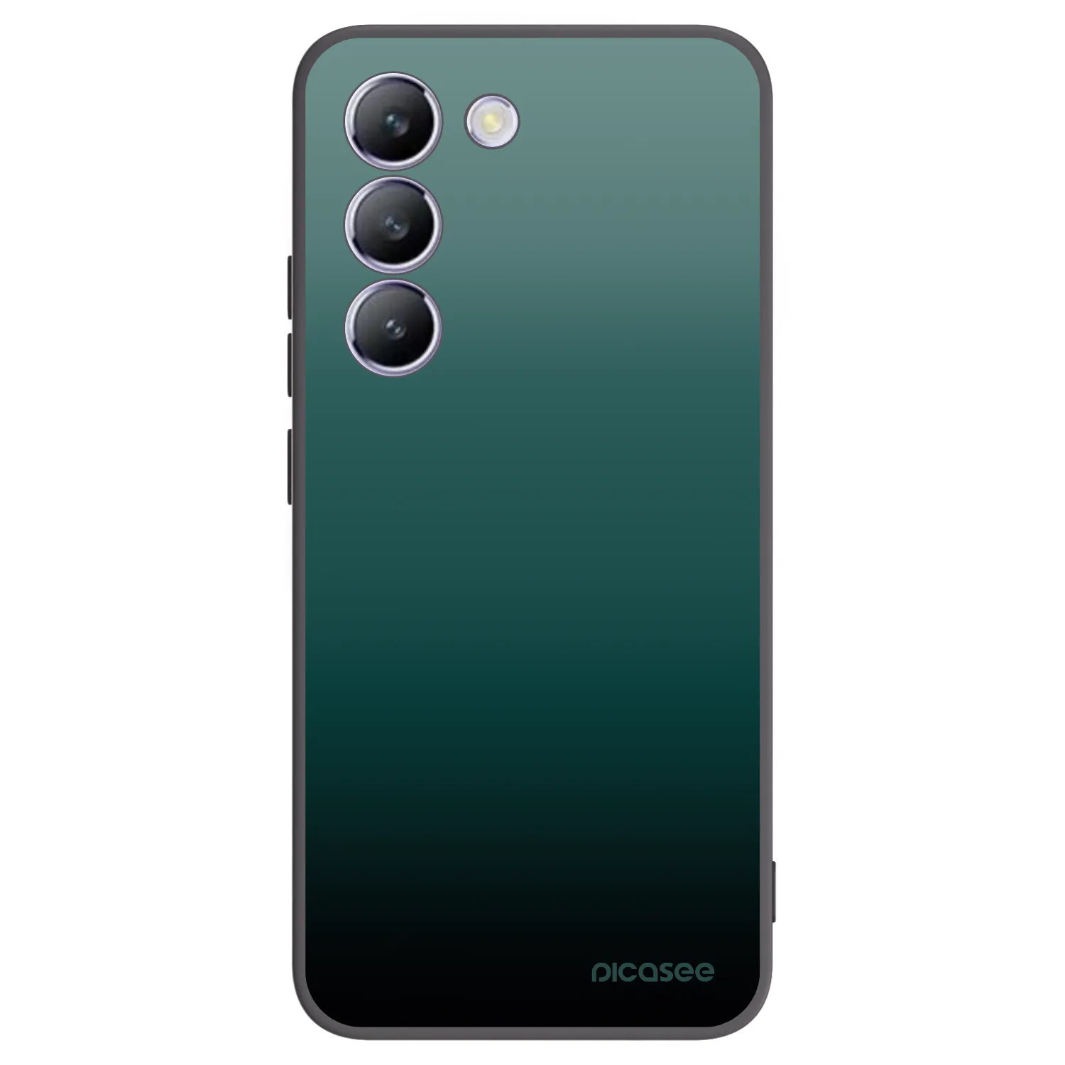 Picasee Vivo V40 SE 5G Hülle - Schwarzes Silikon - Verdant Fade