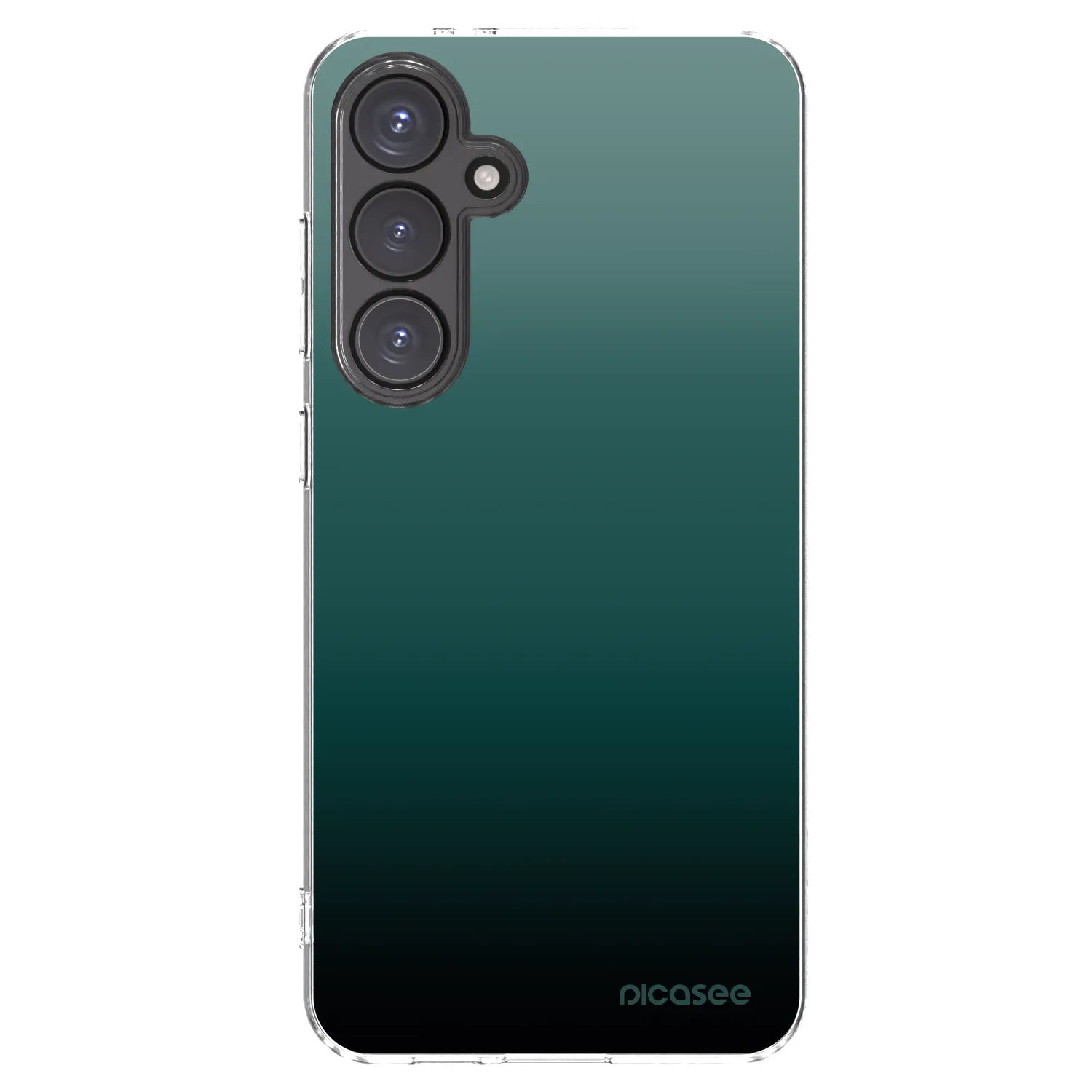 Picasee Samsung Galaxy S24 FE S721B Hülle - Transparentes Silikon - Verdant Fade