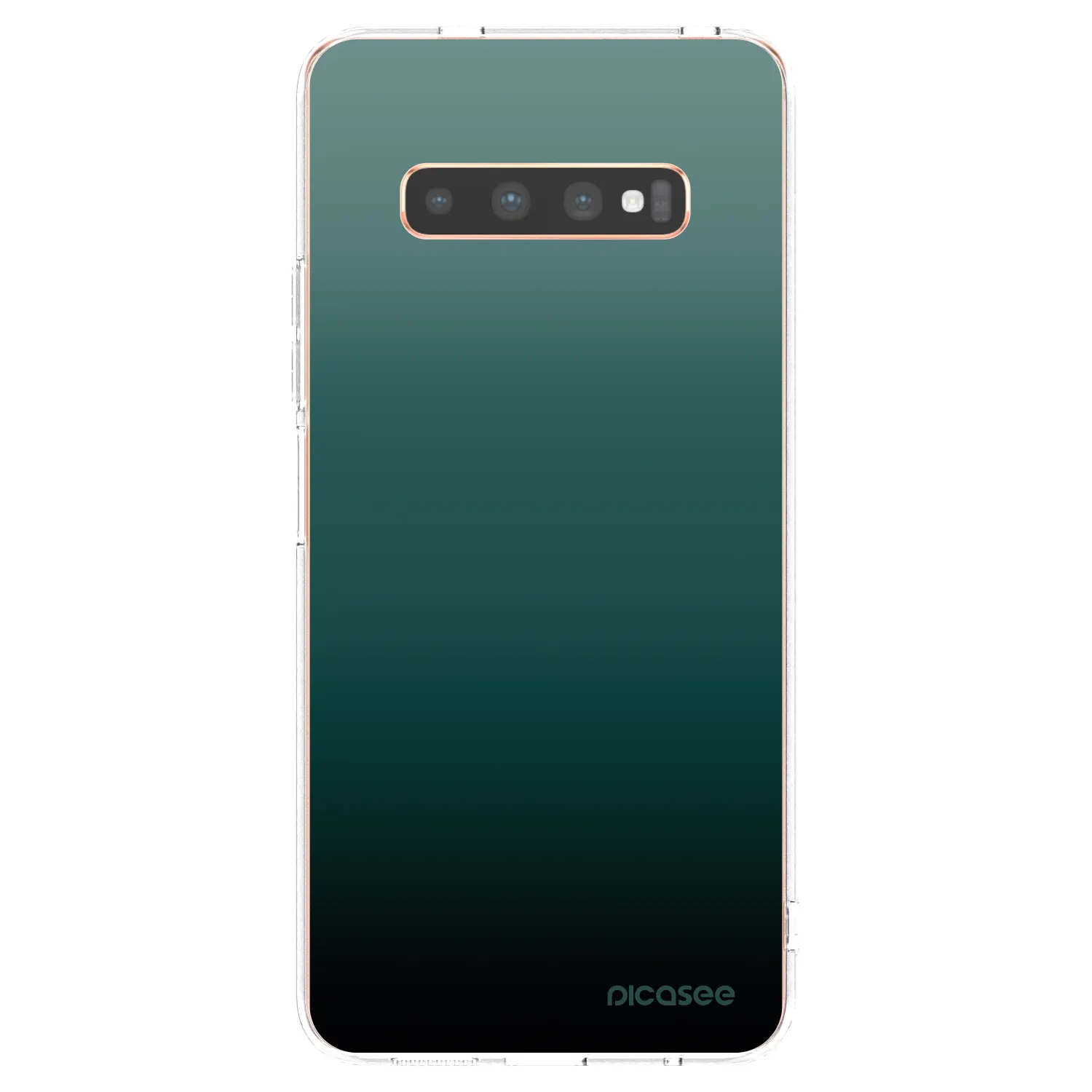 Picasee Samsung Galaxy S10 Plus G975 Hülle - Transparentes Silikon - Verdant Fade