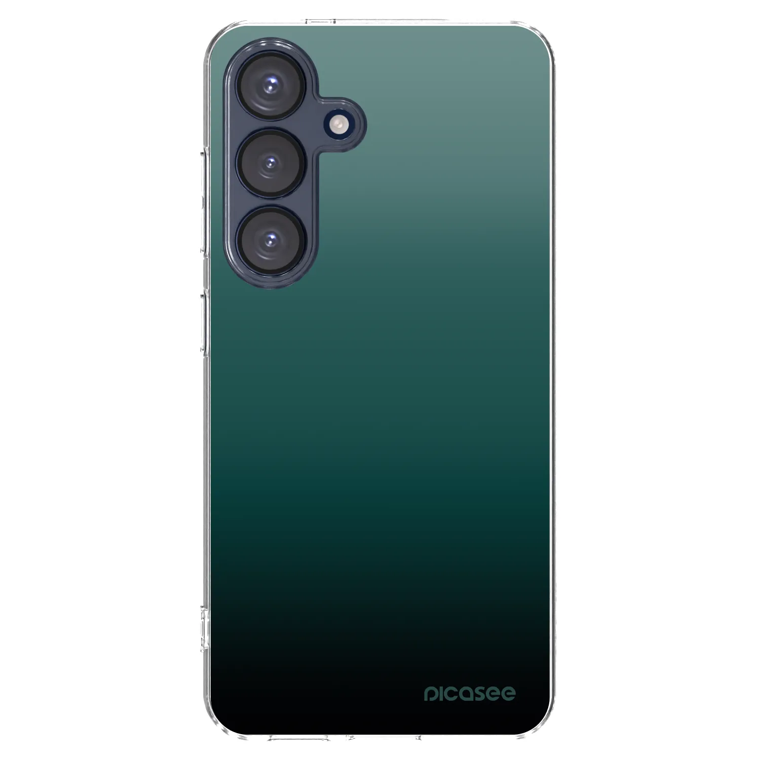 Picasee Samsung Galaxy S25 5G Hülle - Transparentes Silikon - Verdant Fade