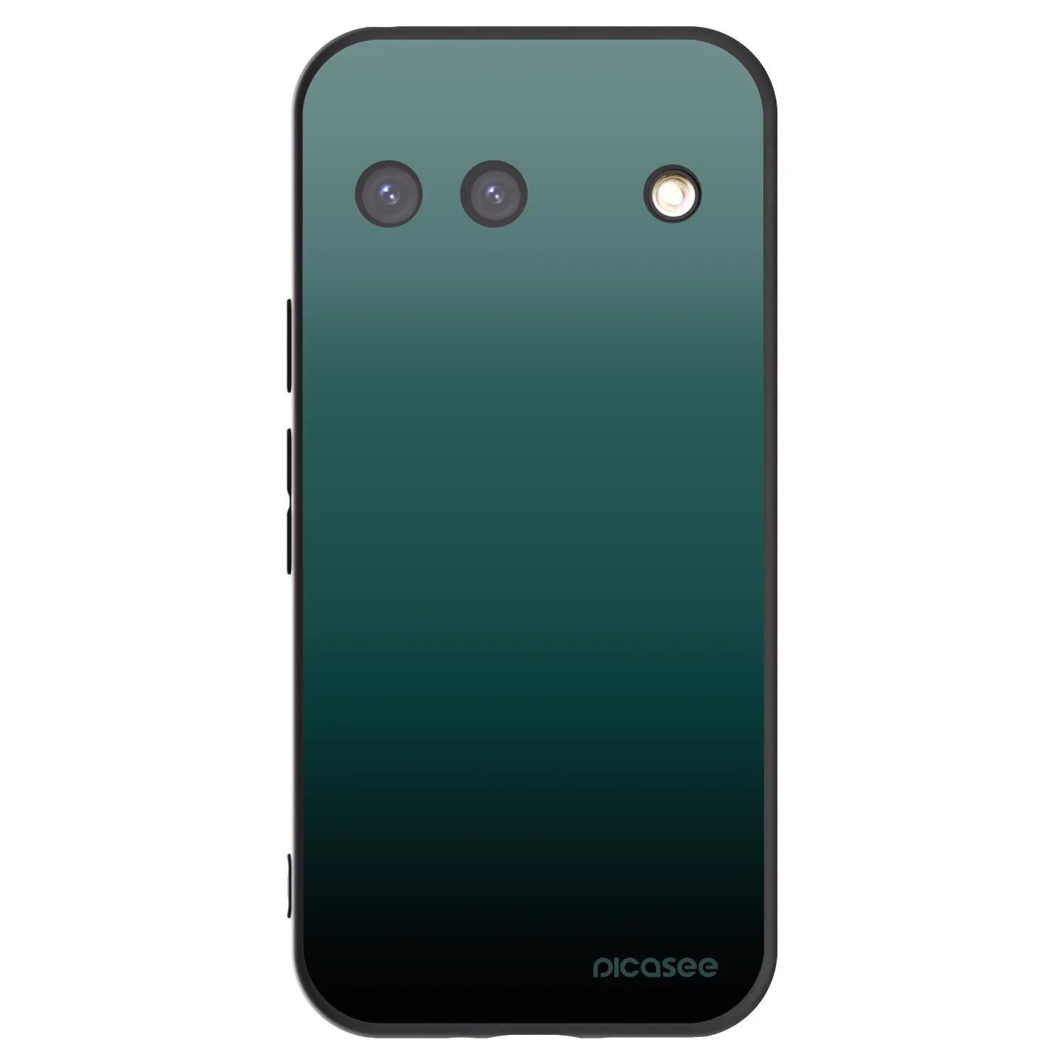 Picasee Google Pixel 9 Hülle - Schwarzes Silikon - Verdant Fade