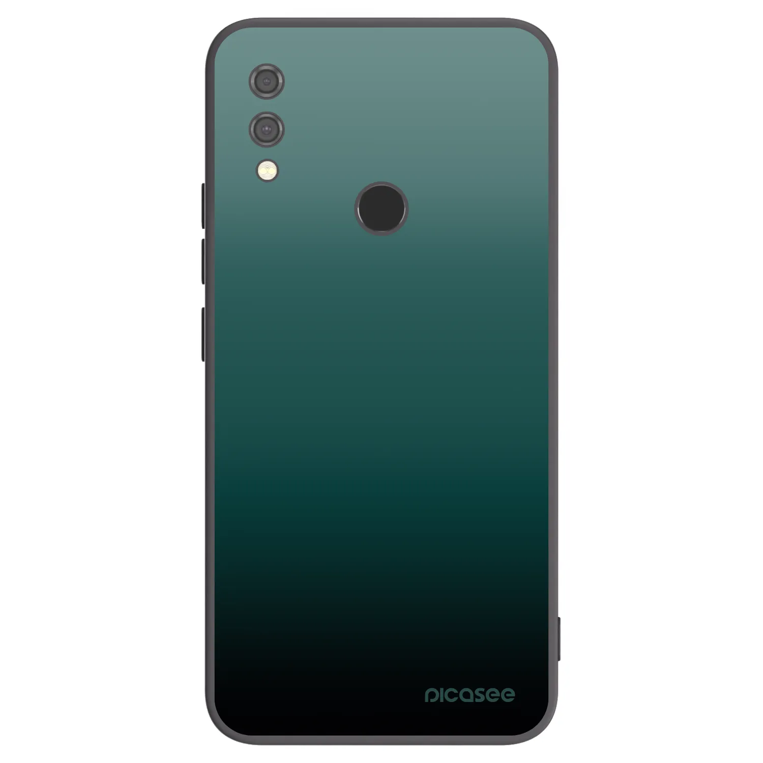 Picasee Xiaomi Redmi Note 7 Hülle - Schwarzes Silikon - Verdant Fade