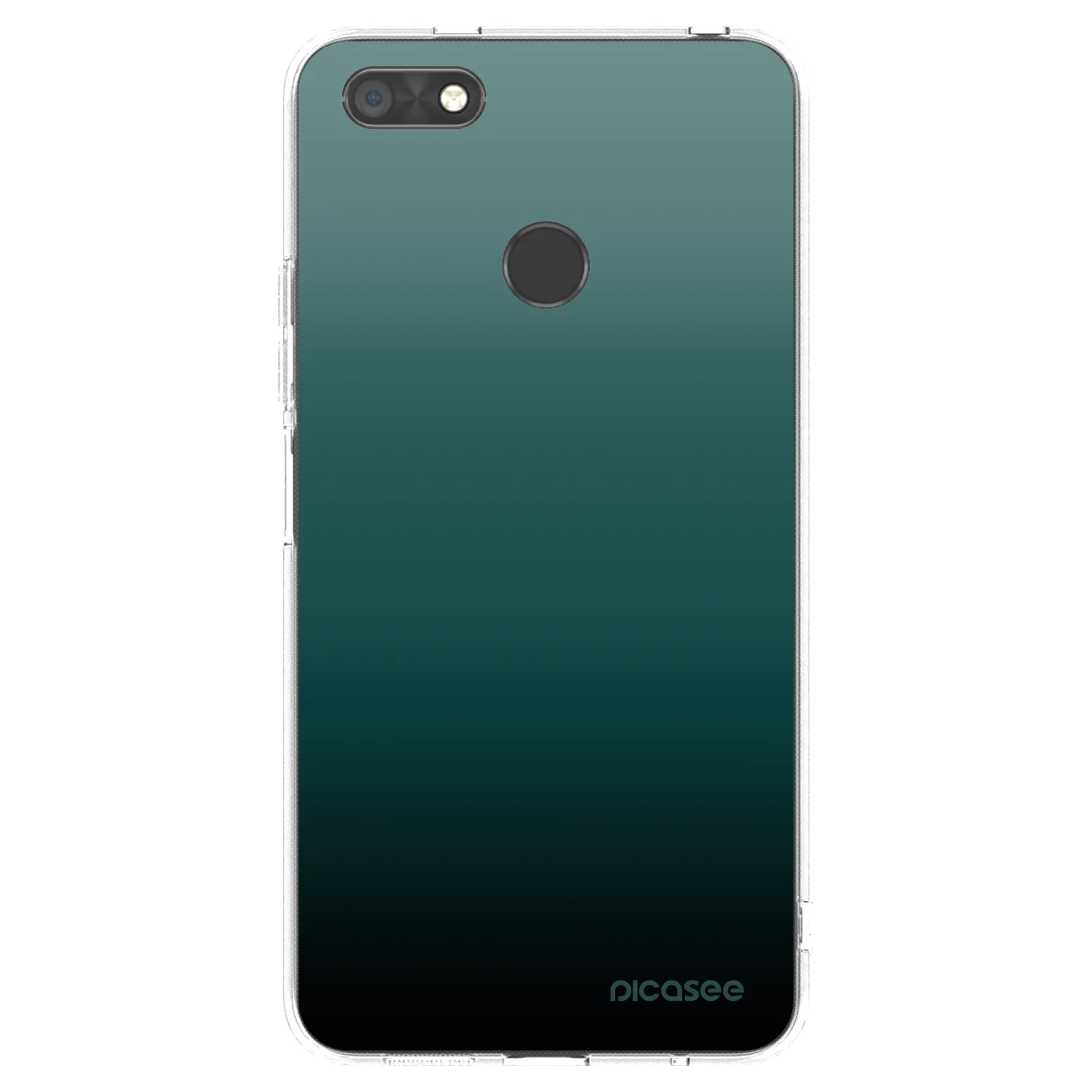 Picasee Huawei P9 Lite Mini Hülle - Transparentes Silikon - Verdant Fade