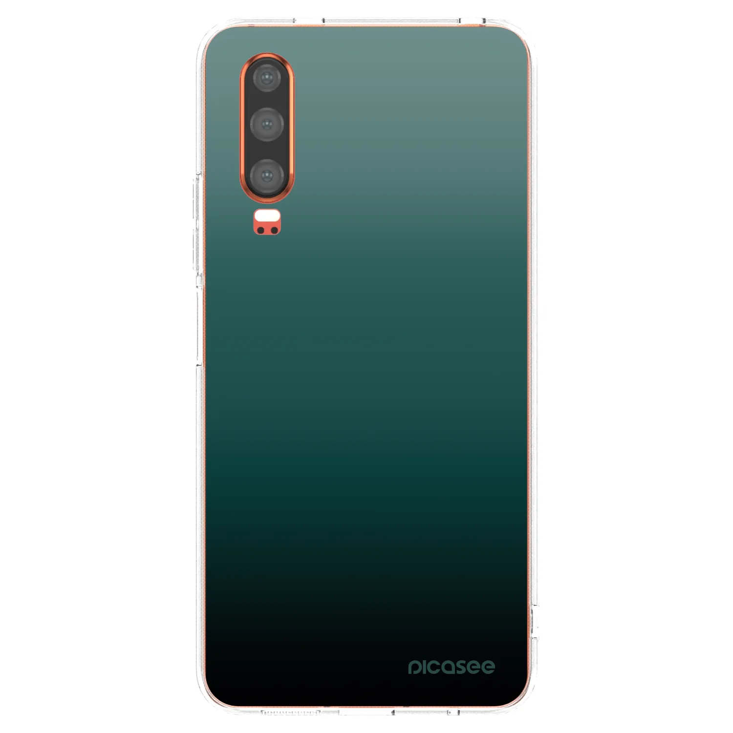 Picasee Huawei P30 Hülle - Transparentes Silikon - Verdant Fade