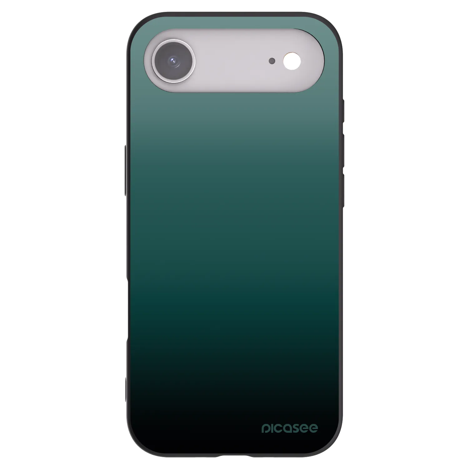 Picasee Apple iPhone Air Hülle - Schwarzes Silikon - Verdant Fade