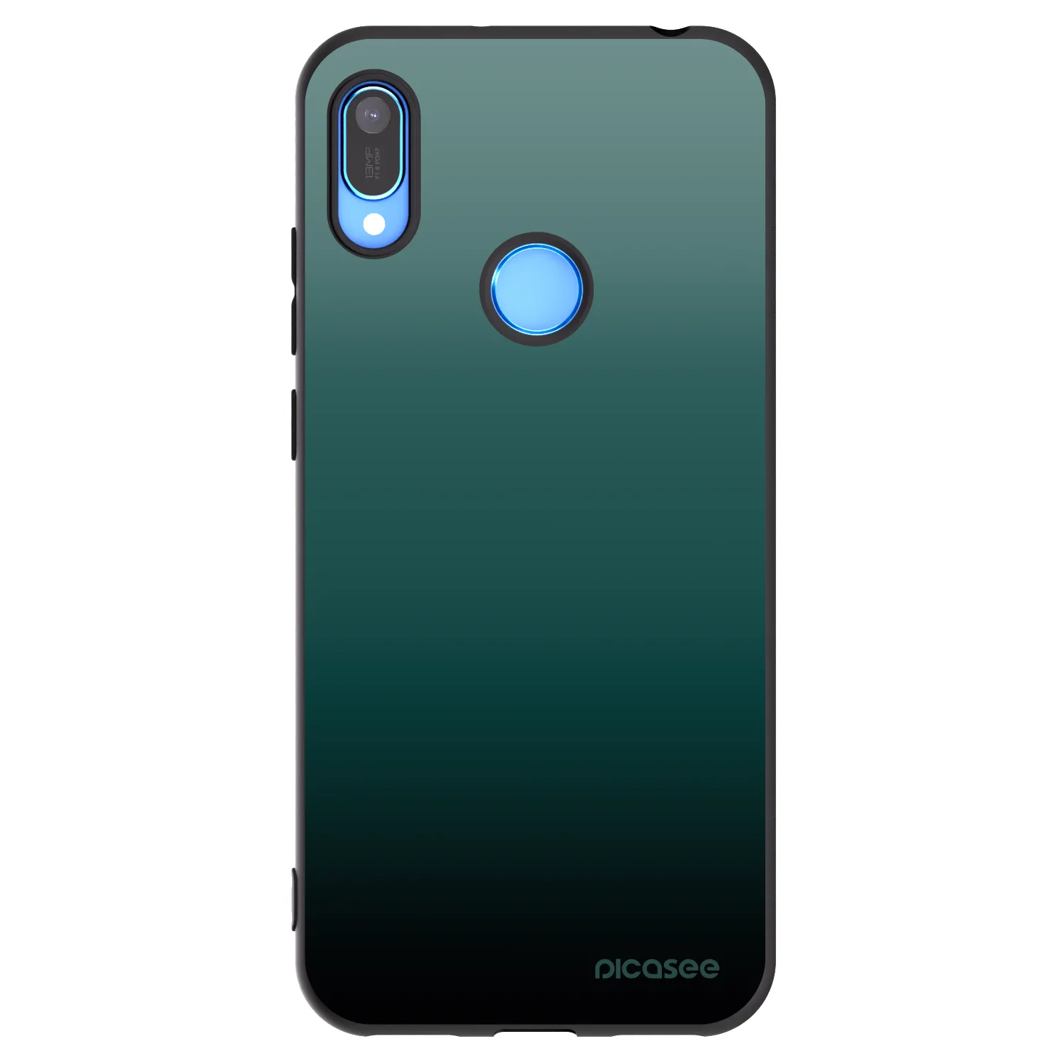Picasee Huawei Y6 2019 Hülle - Schwarzes Silikon - Verdant Fade
