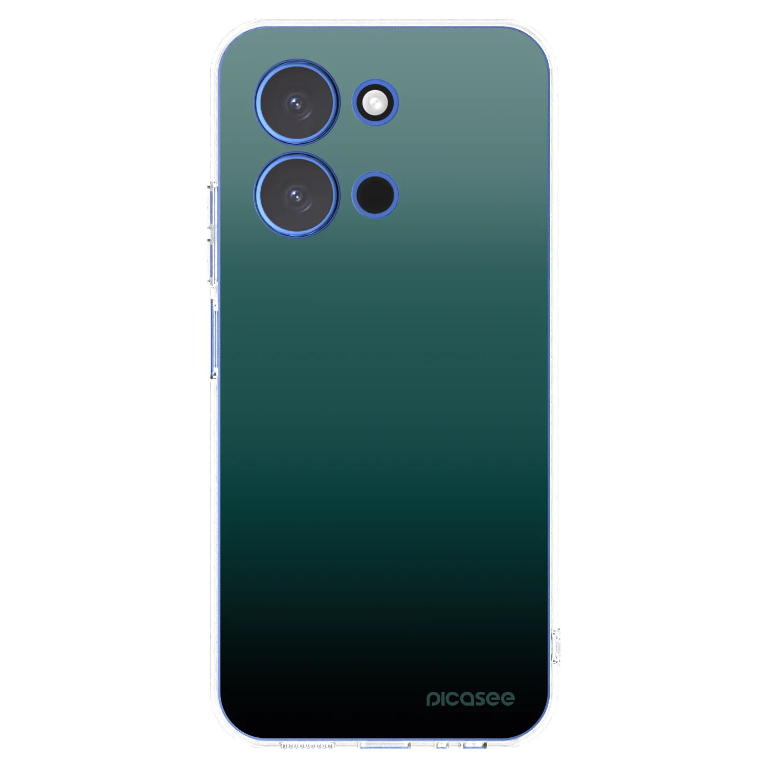 Picasee Xiaomi Redmi 15C 4G Hülle - Transparentes Silikon - Verdant Fade