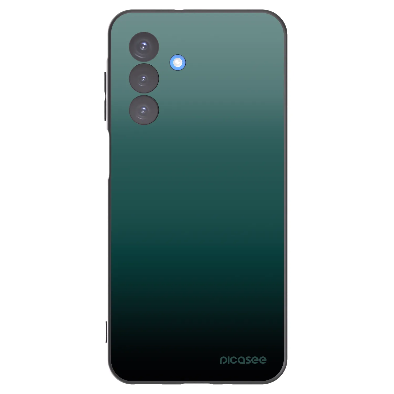 Picasee Samsung Galaxy A17 5G Hülle - Schwarzes Silikon - Verdant Fade