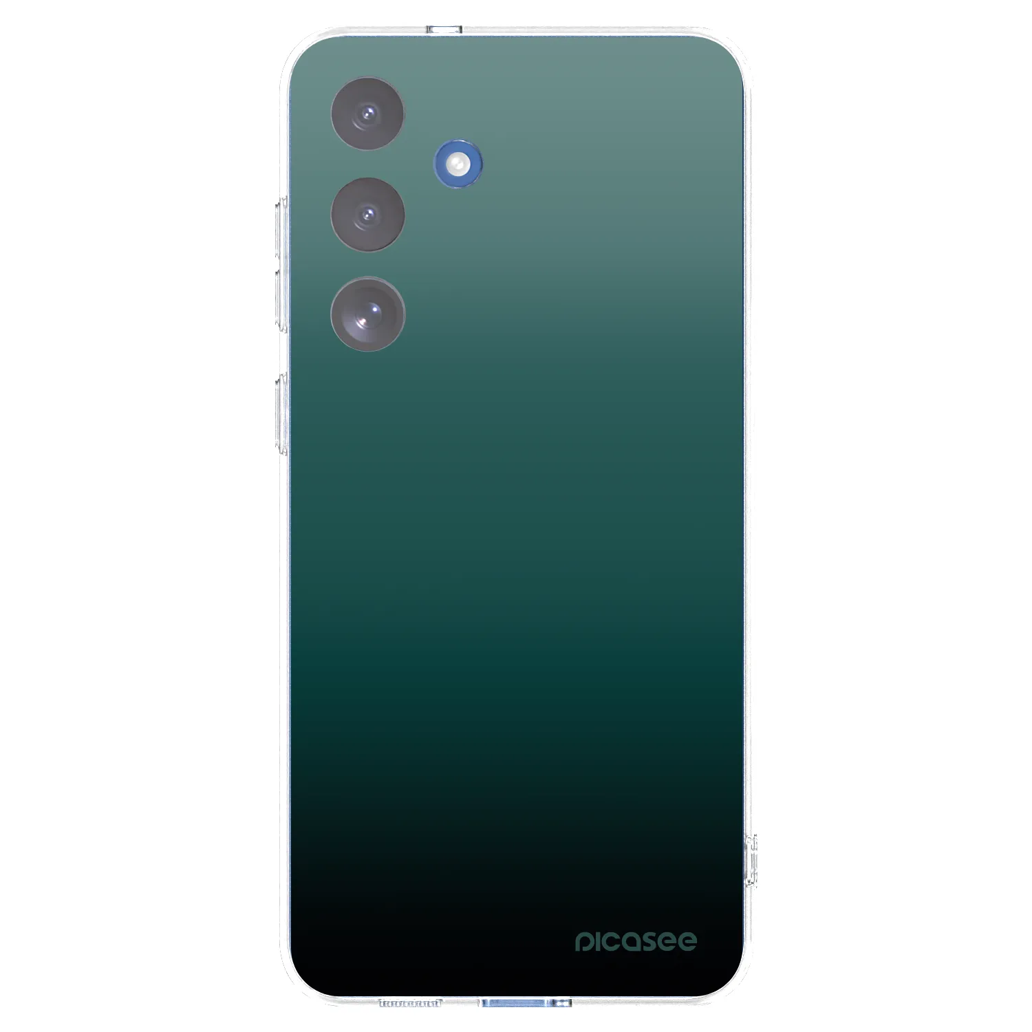 Picasee Samsung Galaxy S25 FE 5G Hülle - Transparentes Silikon - Verdant Fade