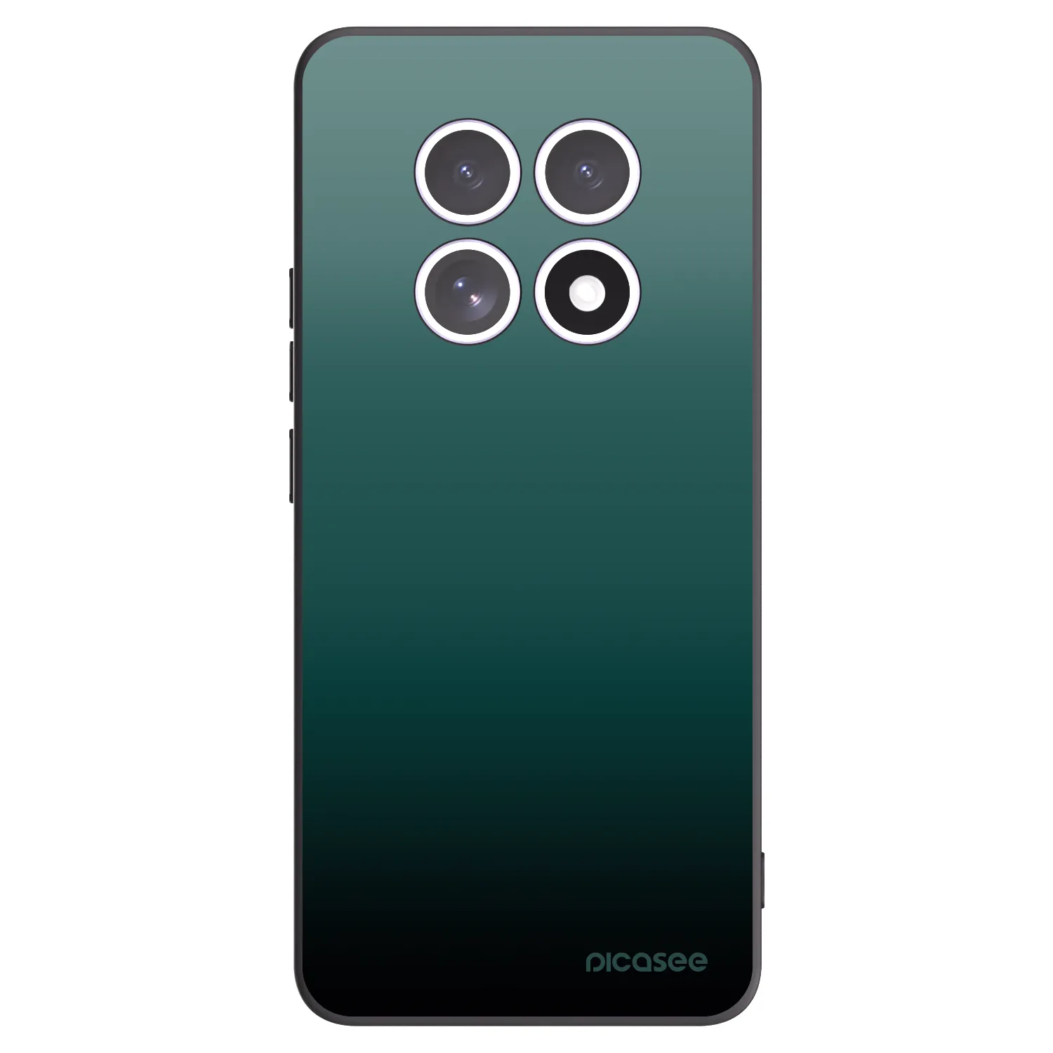 Picasee Xiaomi Redmi Note 15 Hülle - Schwarzes Silikon - Verdant Fade