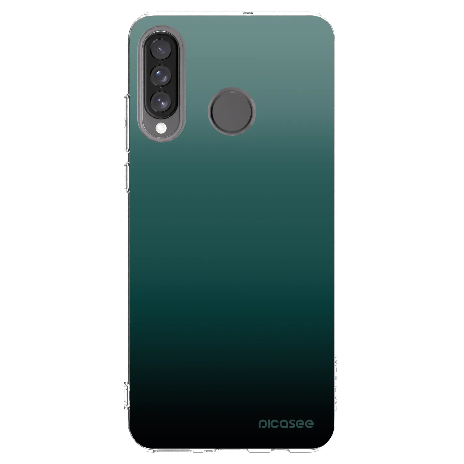 Picasee Huawei P30 Lite Hülle - Transparentes Silikon - Verdant Fade